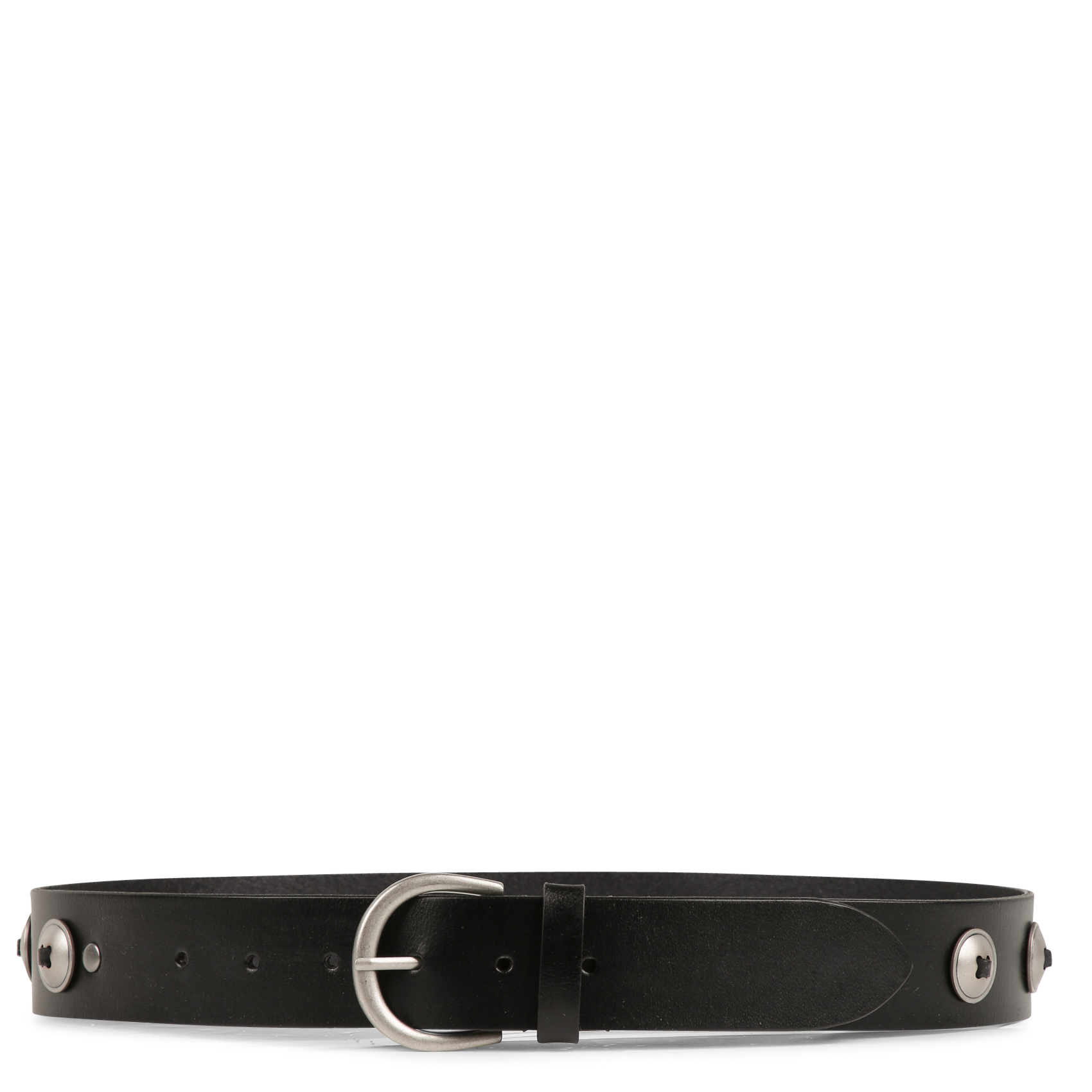 Leather belt COTELAC Black