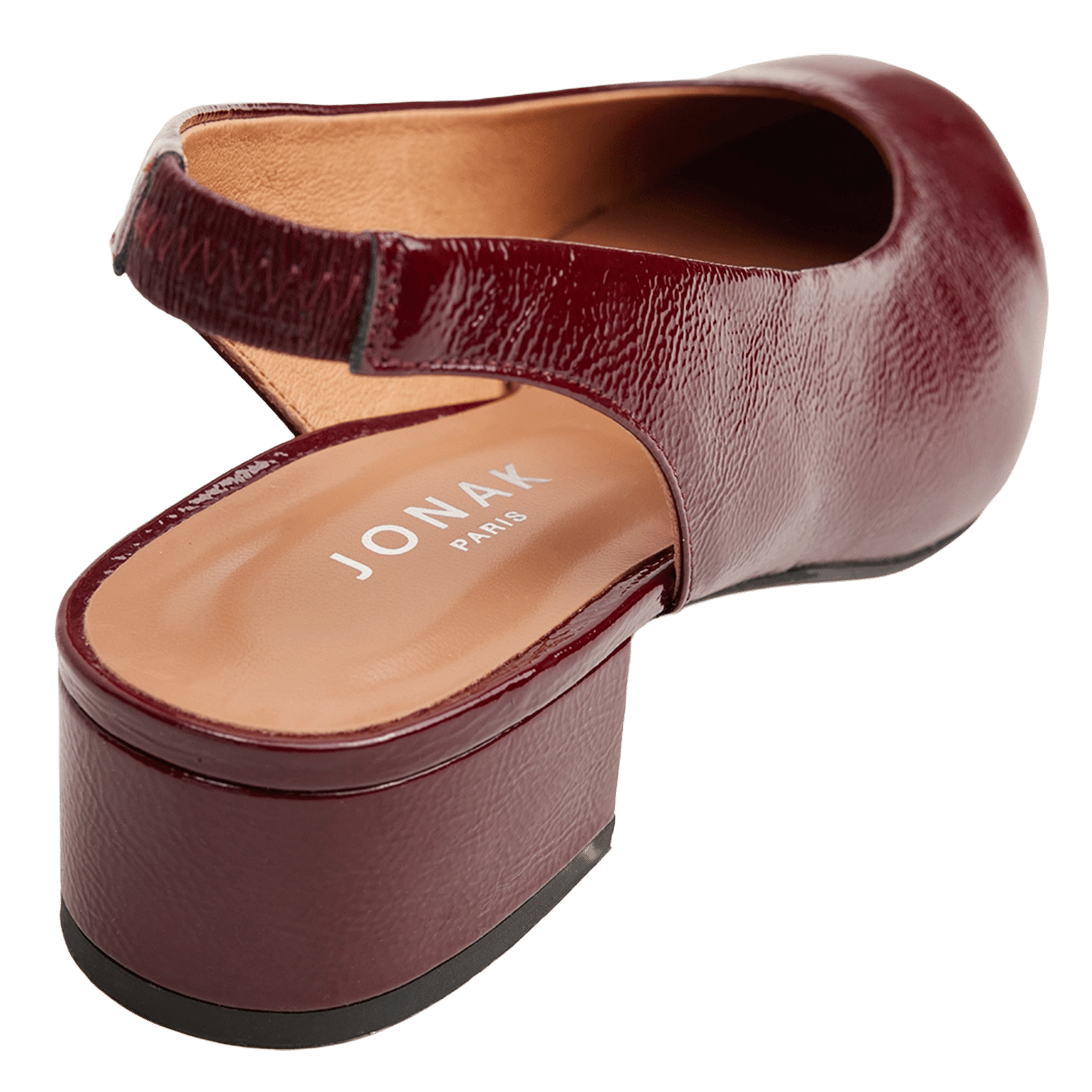 Ballerines en cuir JONAK Rouge