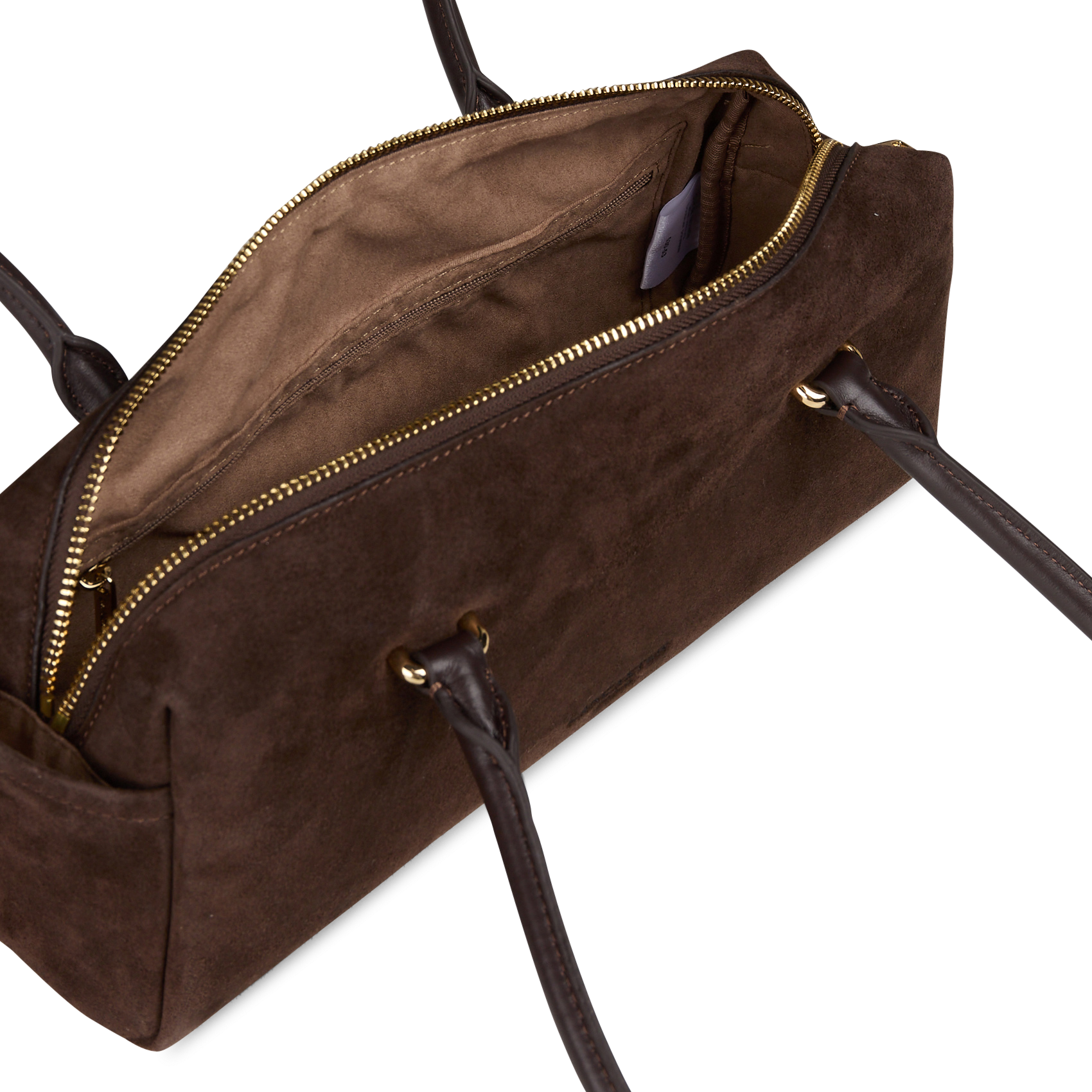 Handtasche aus Veloursleder LANCASTER PARIS Braun