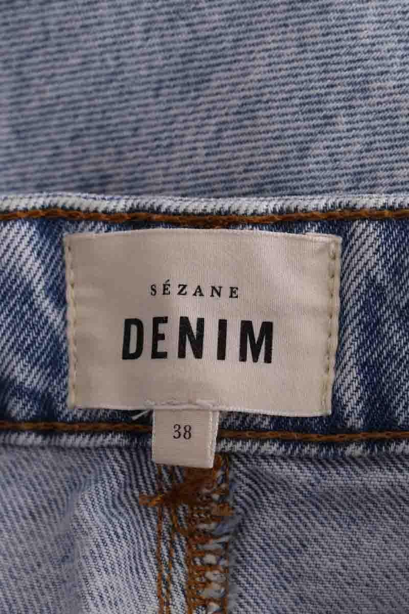 Wide-leg jeans SEZANE - Seconde main Blue