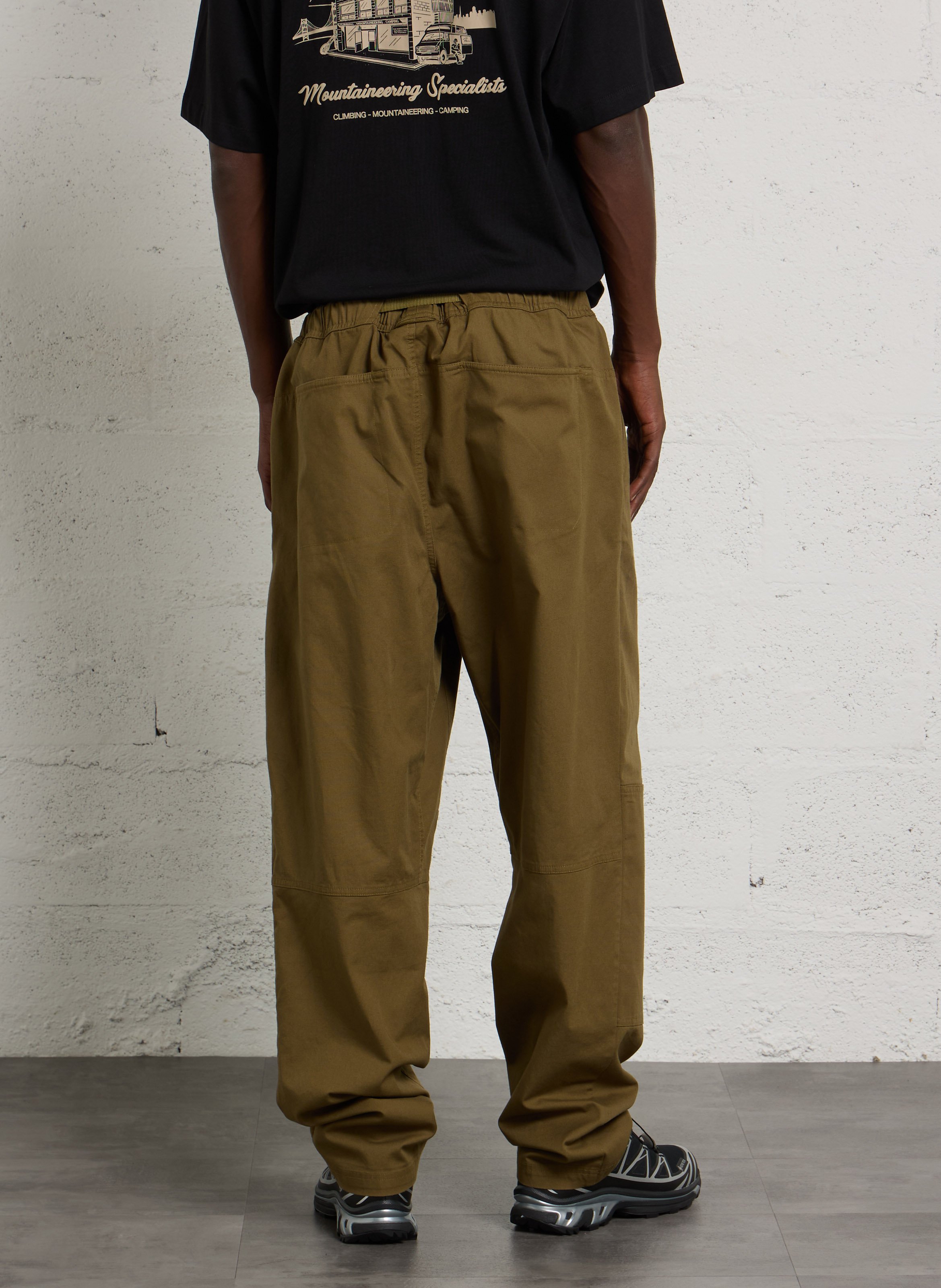 Loose-fit cotton-blend pants THE NORTH FACE Khaki