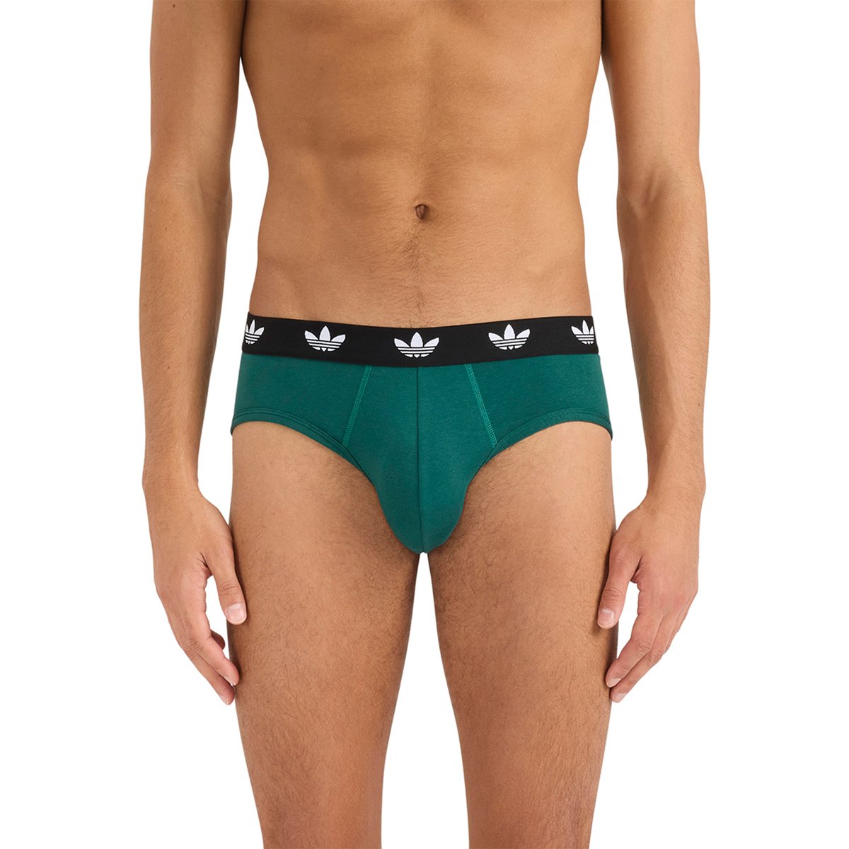 Pack of 3 men's comfort flex cotton briefs by adidas Originals ADIDAS UNDERWEAR Multicolored