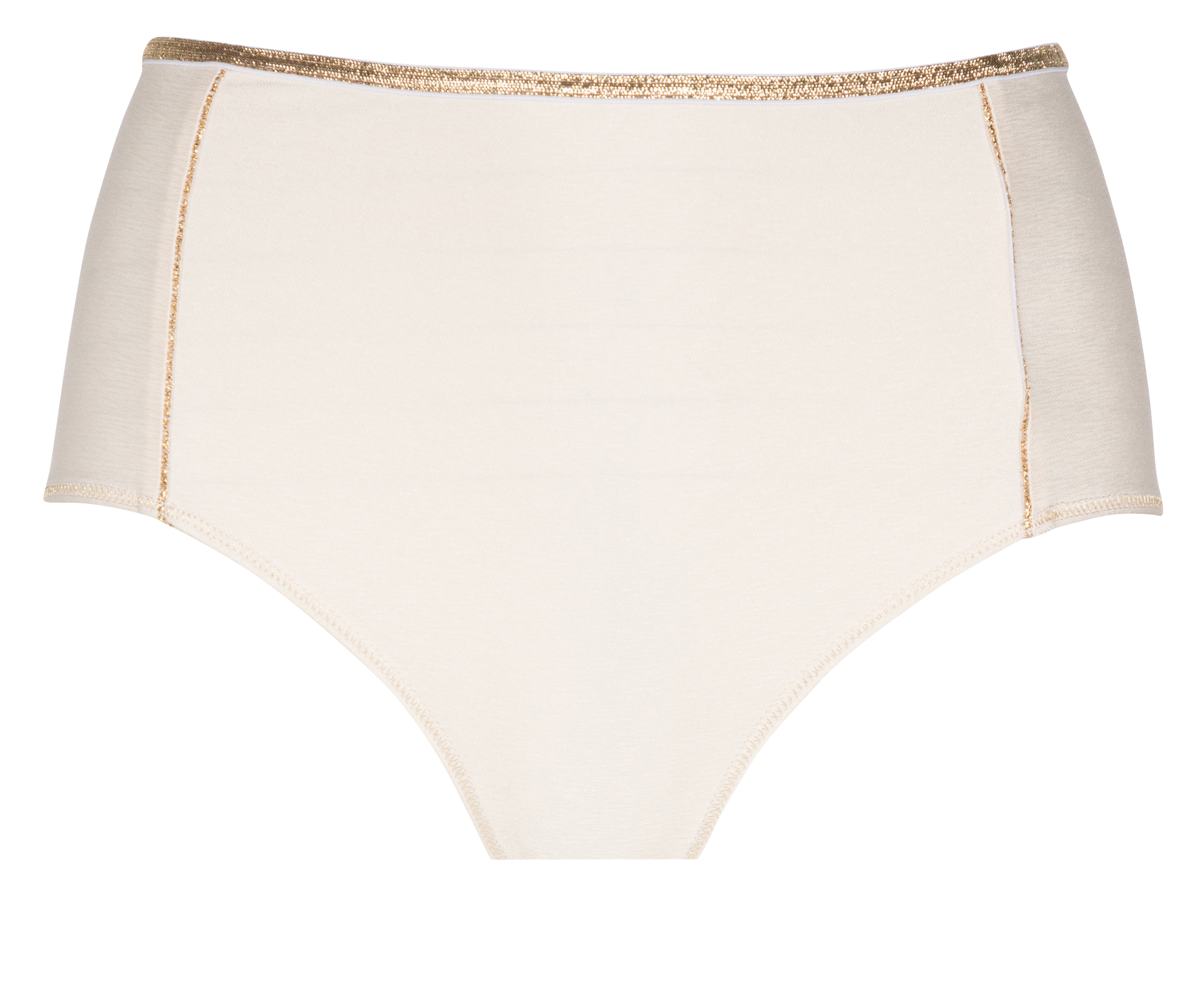High-waisted panties LA NOUVELLE Beige