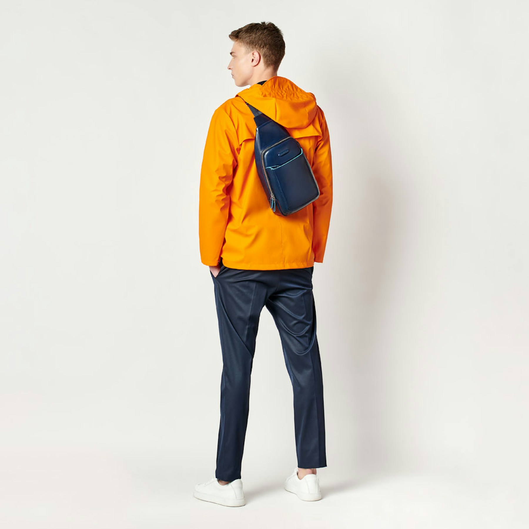 Single strap backpack PIQUADRO Blue