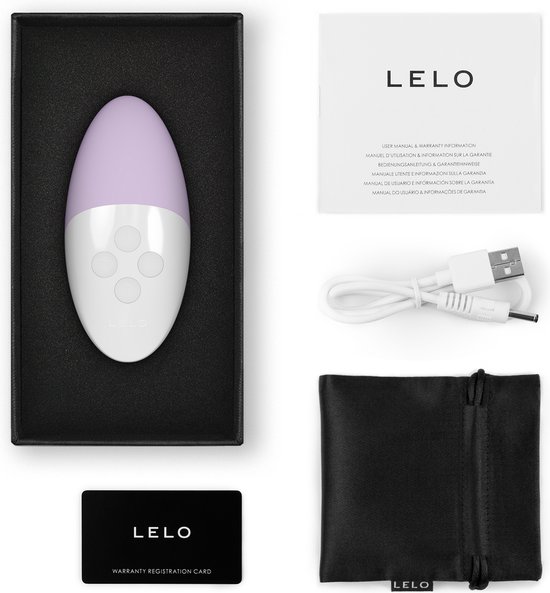 Clitoral stimulator activated by sound, lelo siri 3 LELO Calm lavender