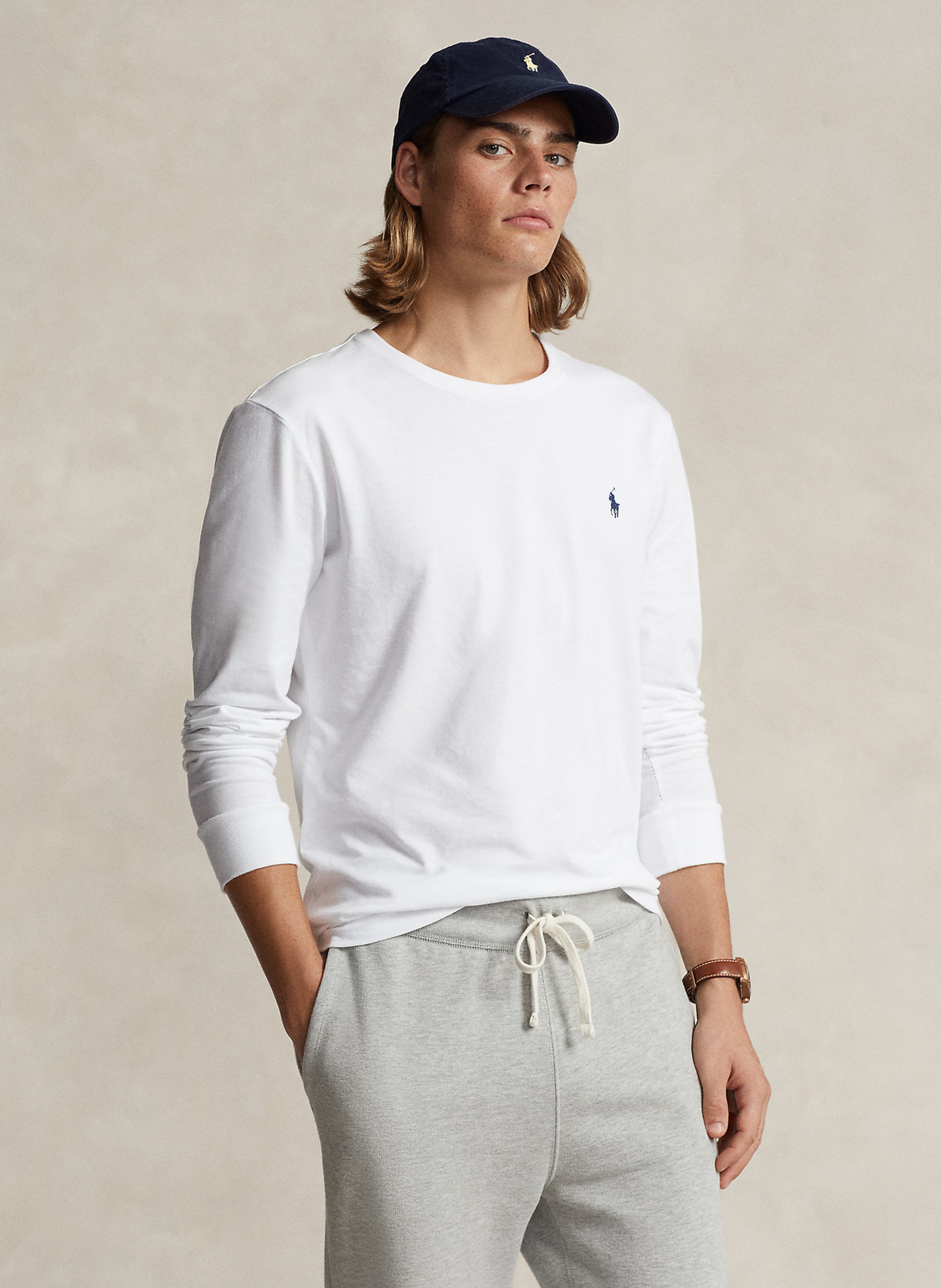 Tee-shirt col rond slim-fit en coton POLO RALPH LAUREN