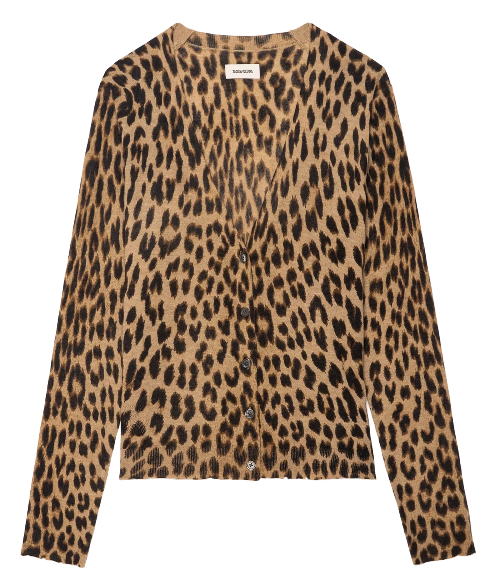 Cardigan aus Kaschmir mit V-Ausschnitt ZADIG&VOLTAIRE Braun