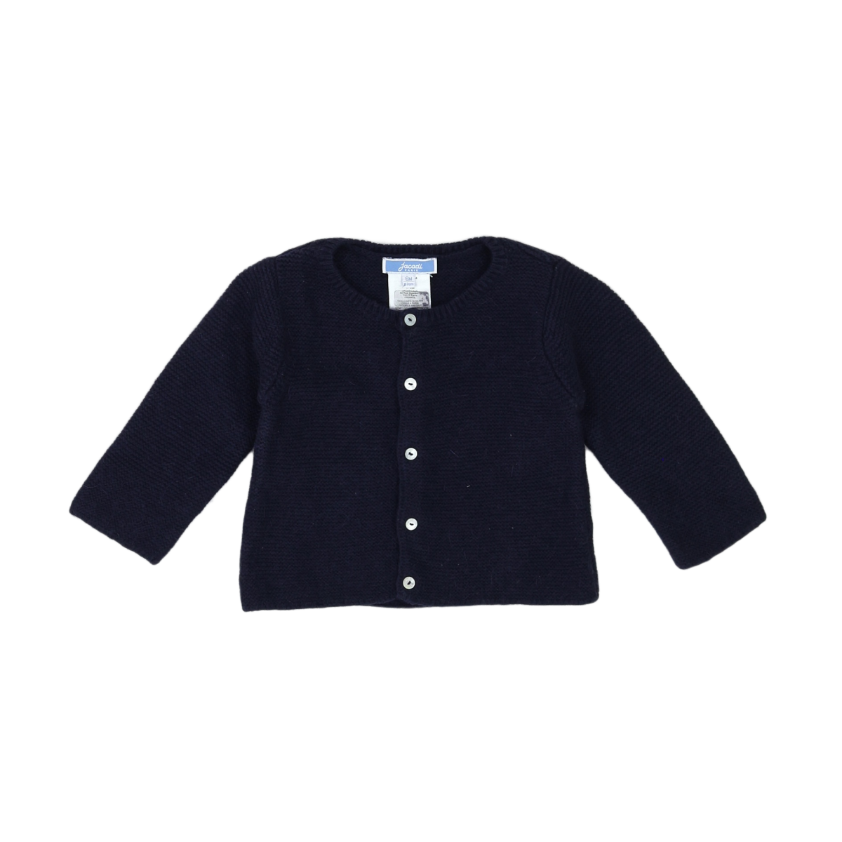 Blue baby cardigan - 6 months JACADI - Seconde Main Blue