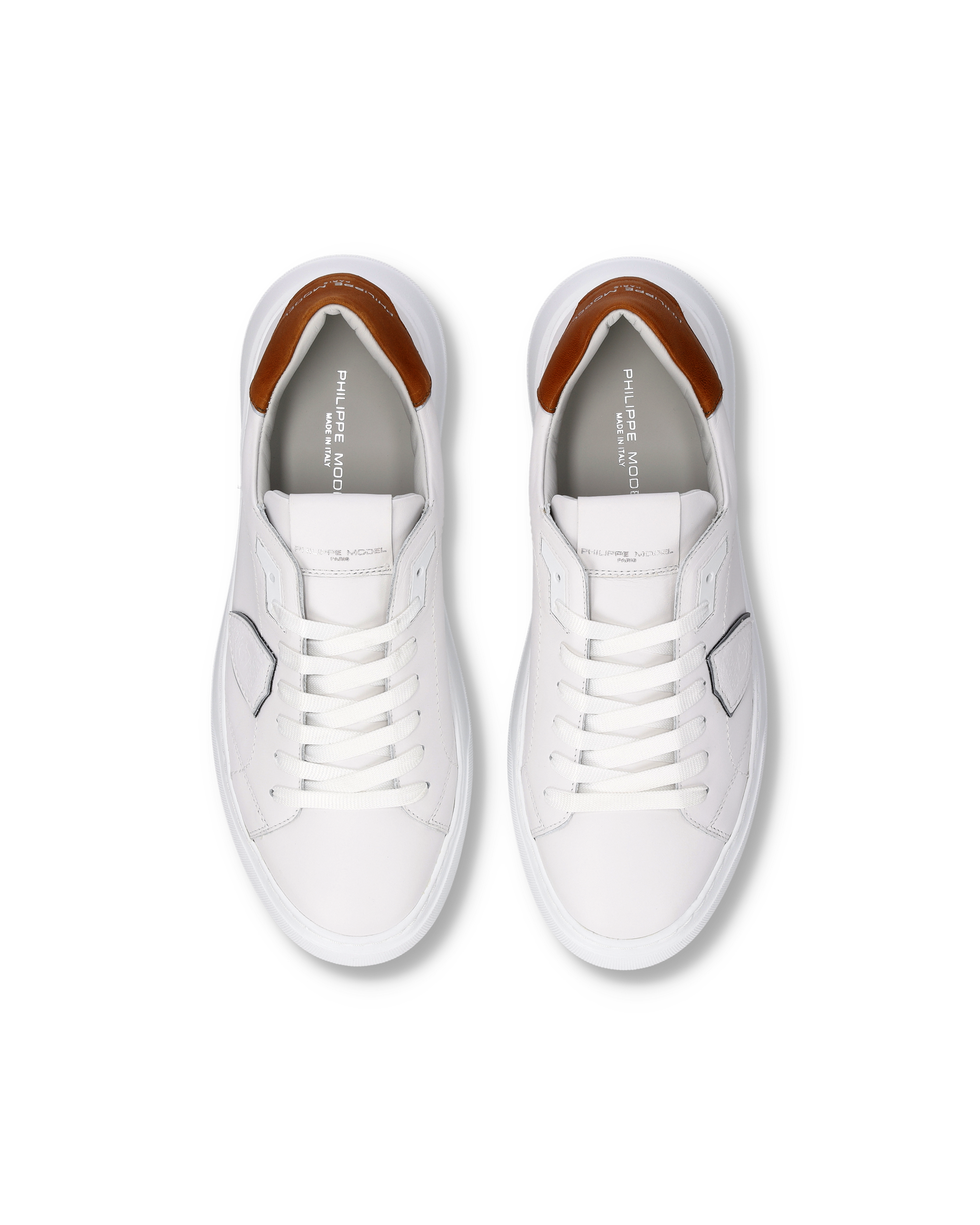 Tennis Temple Sneakers. PHILIPPE MODEL Red