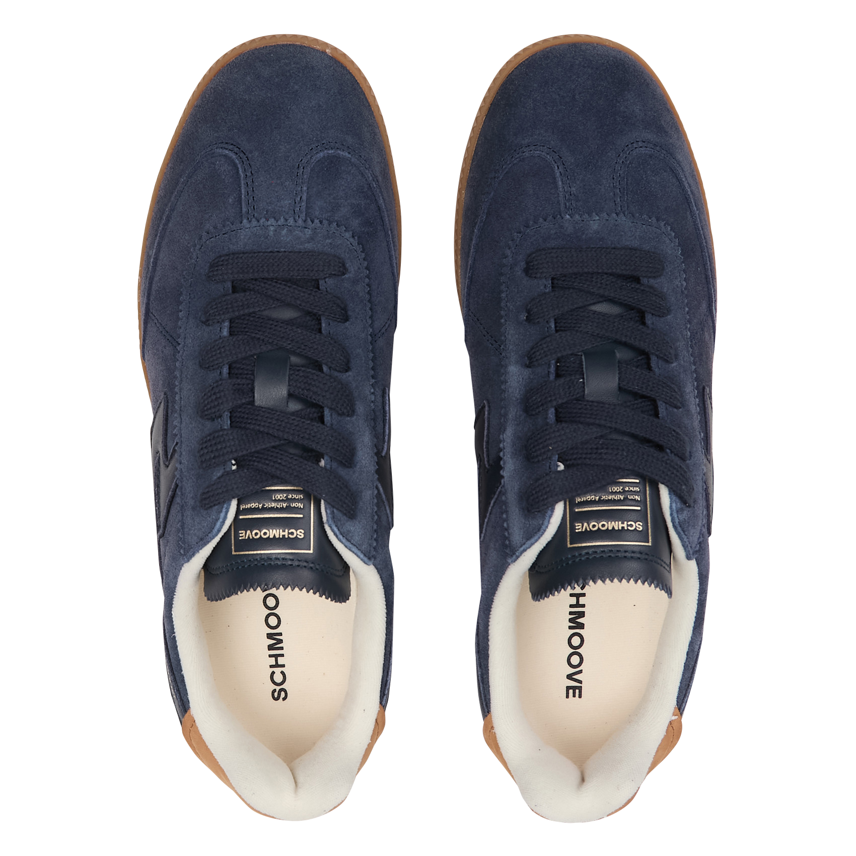 Baskets basses en cuir SCHMOOVE Bleu