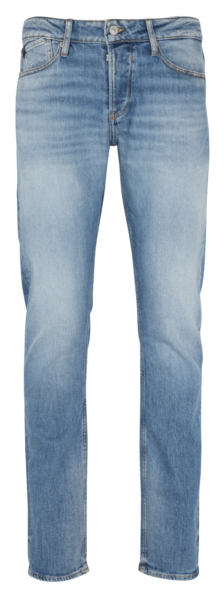 Faded straight jeans LE TEMPS DES CERISES Blue