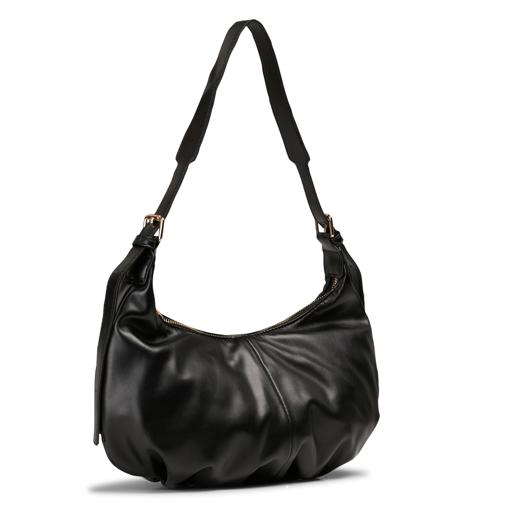 Faux leather shoulder bag AU PRINTEMPS PARIS Black