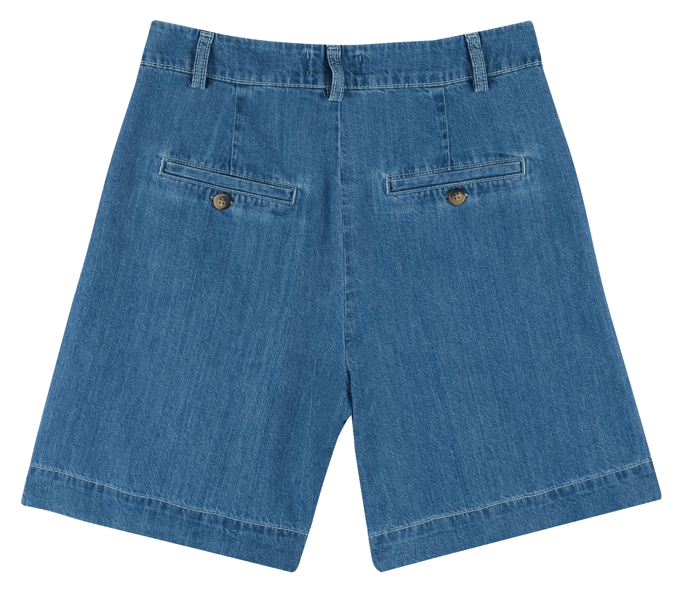 Korte hoge taille spijkerrok EMILE ET IDA Blauw