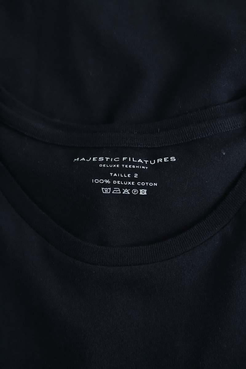 T-shirt MAJESTIC FILATURES - SECONDE MAIN Blue