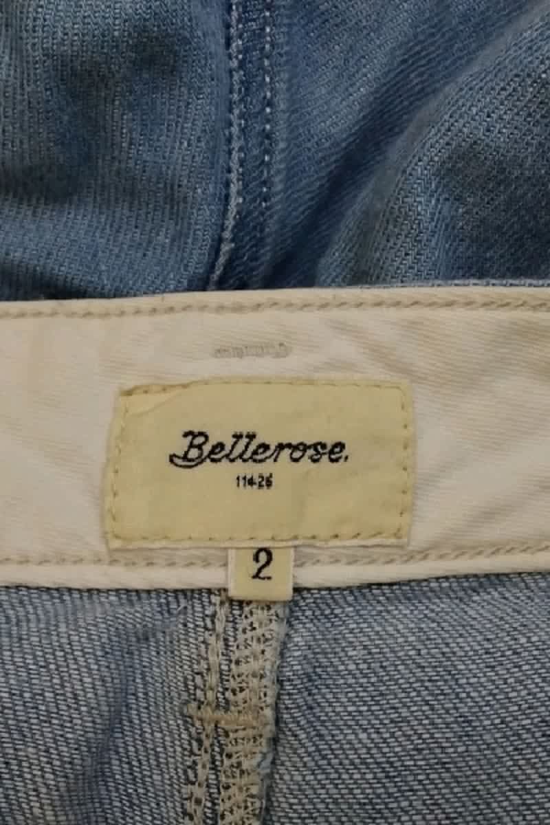 - Straight-leg jeans
- 5 pockets
- Straight cut
- Faded effect BELLEROSE - Seconde Main Blue