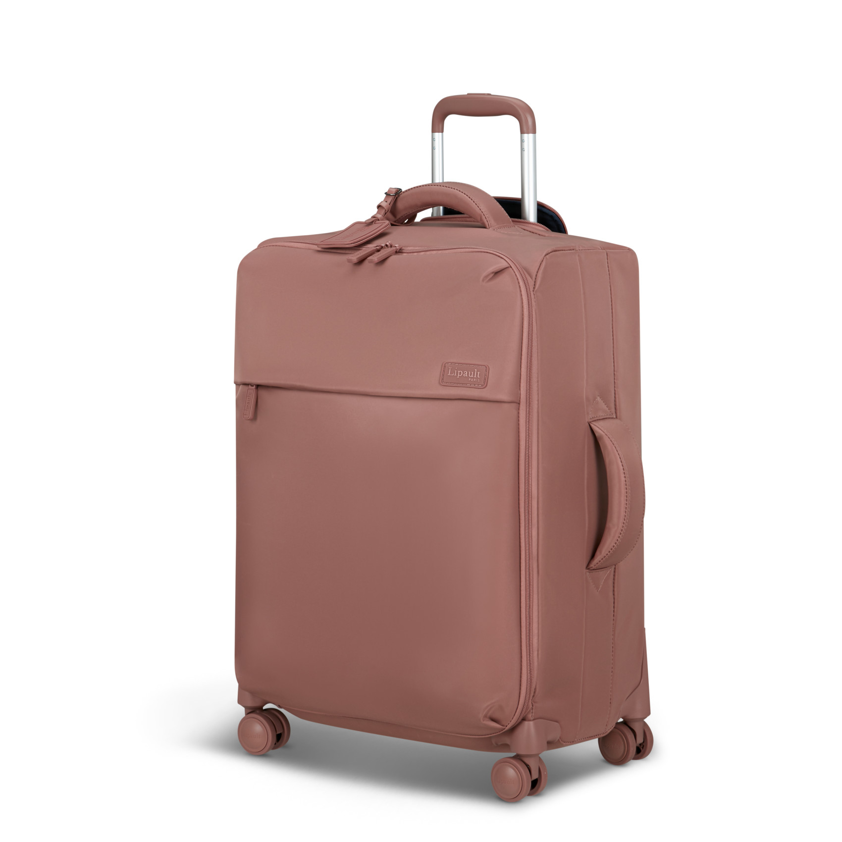 Feather suitcase 4 wheels size M LIPAULT Pink