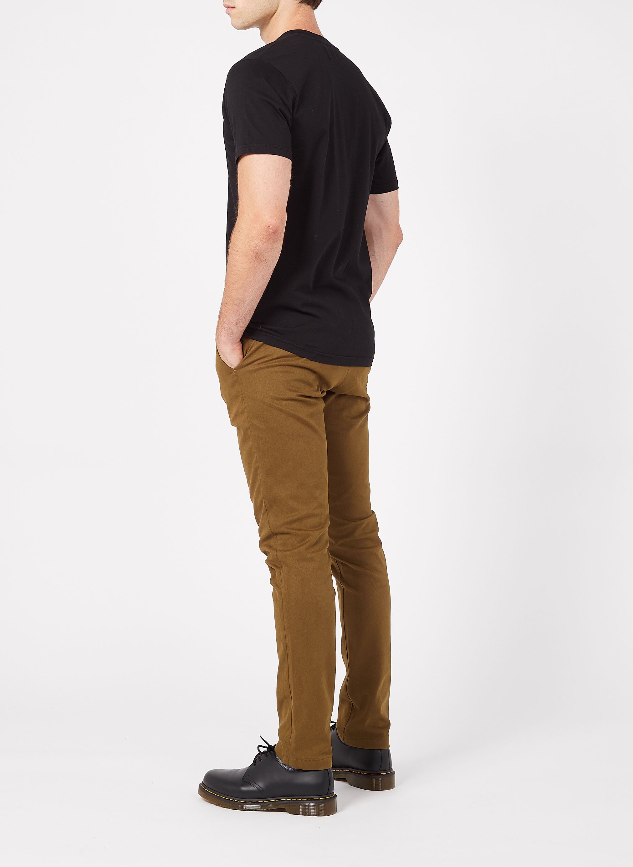 Rundhals-T-Shirt aus Bio-Baumwolle COLORFUL STANDARD Schwarz