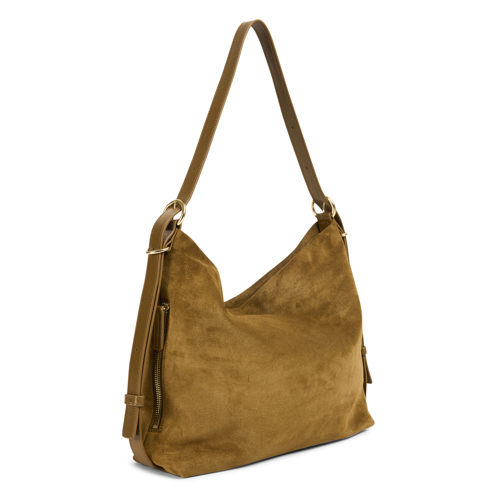 Grote leren tas Bruin