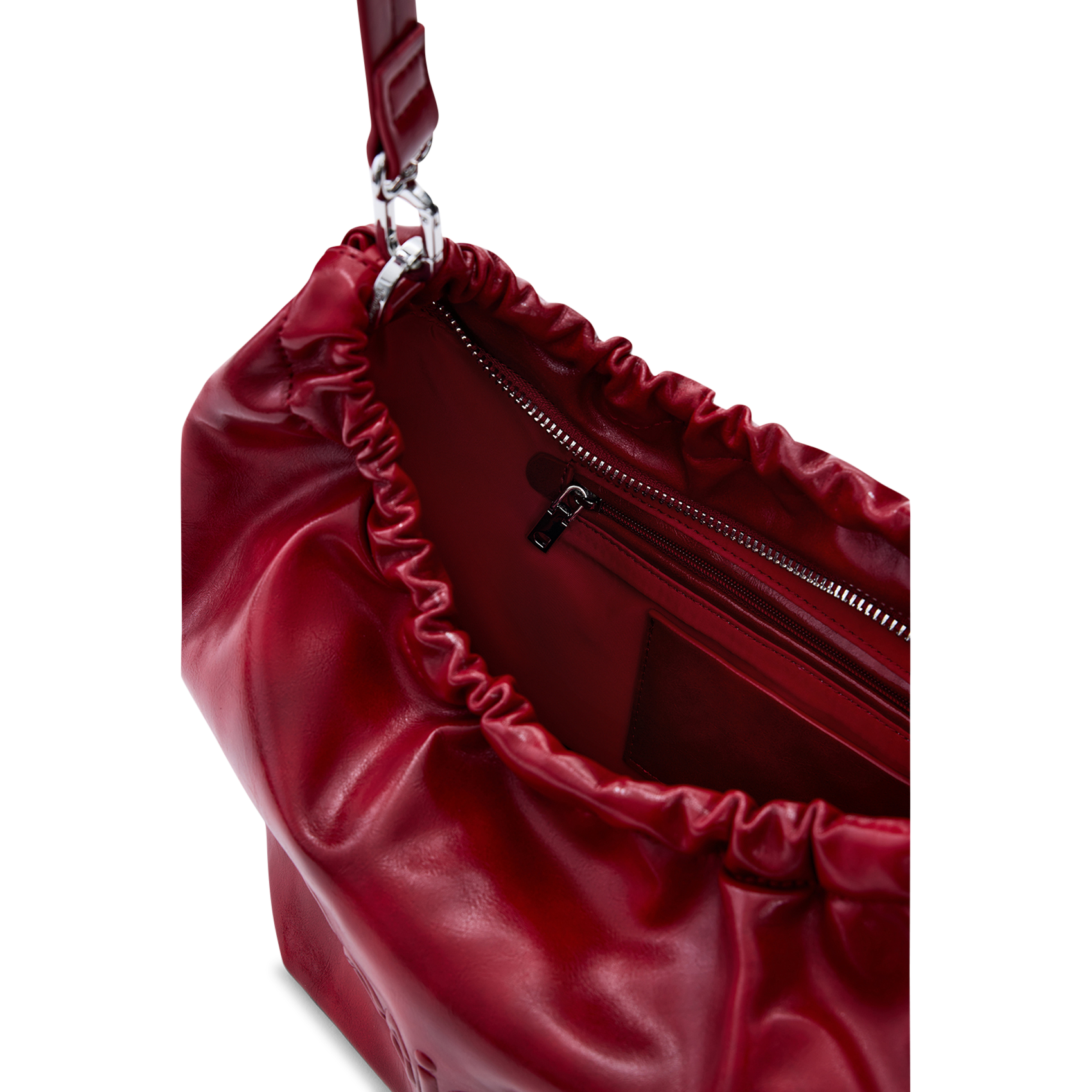 Bolso al hombro de piel de imitación DESIGUAL Rojo