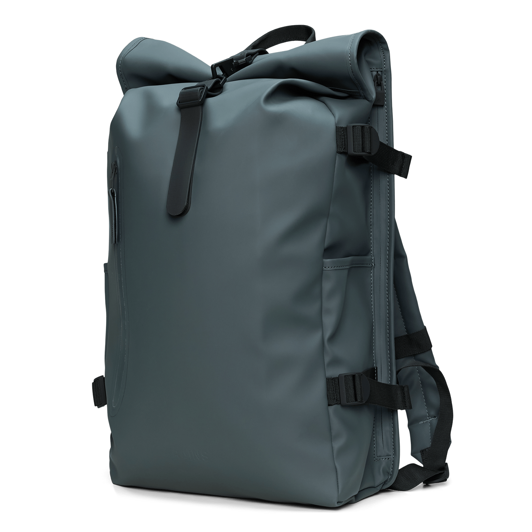 Wasserdichter Rolltop-Rucksack Grau