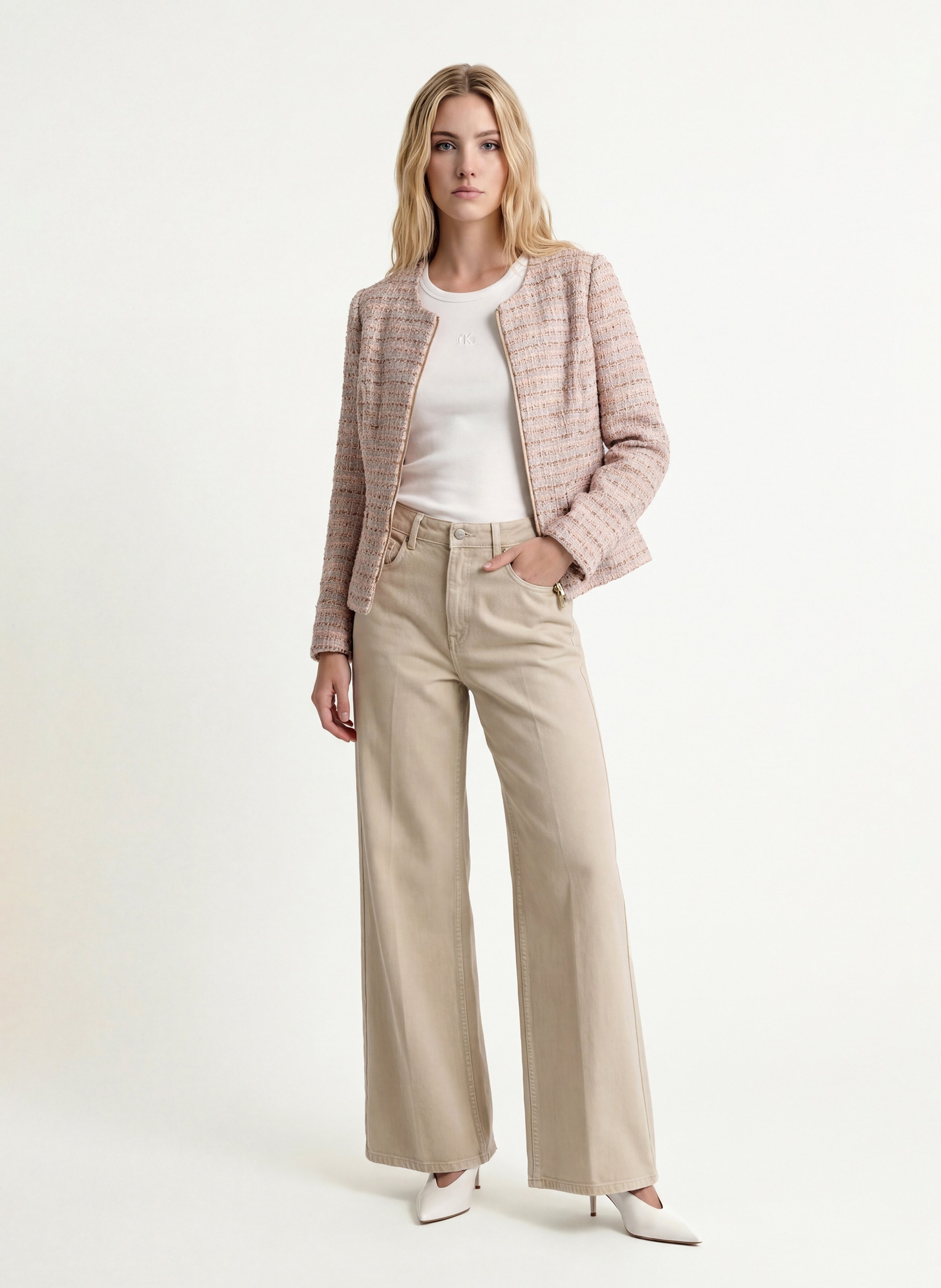 Jacke mit rundem Kragen KOOKAI Orange