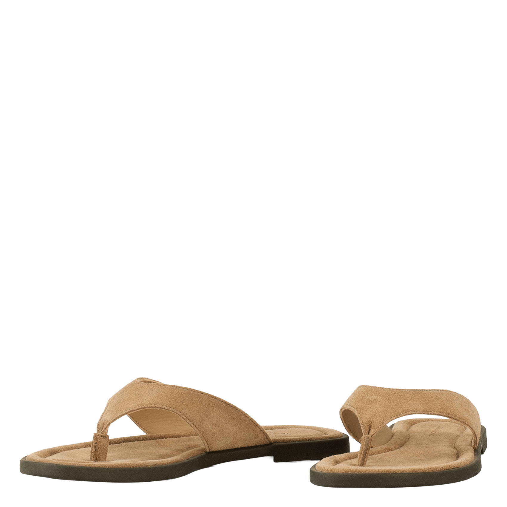 Sandales plate en cuir VAGABOND Beige