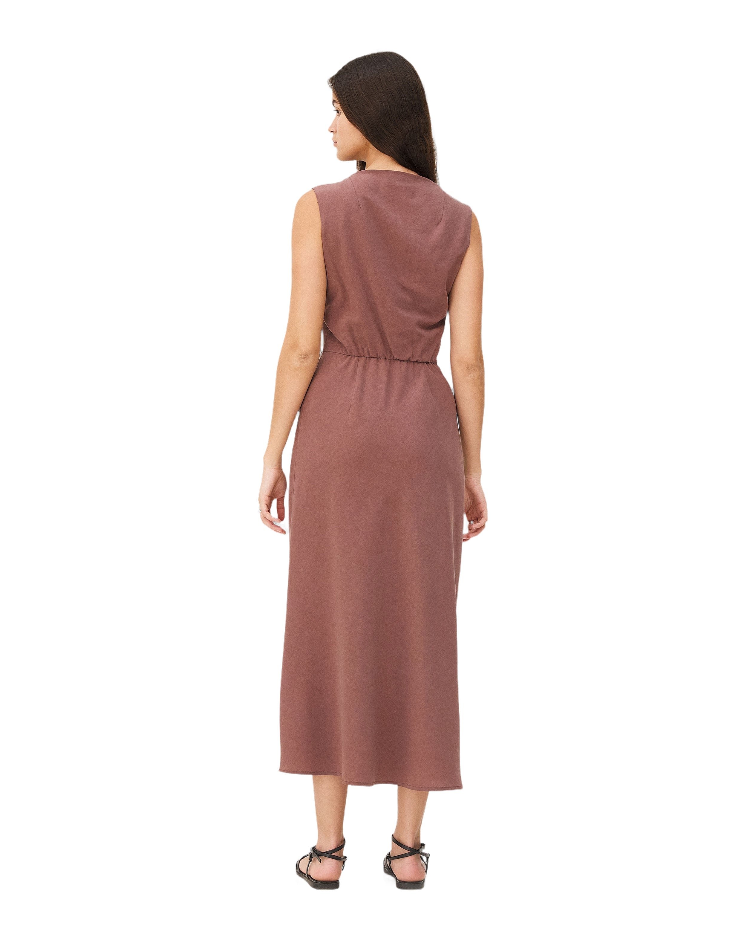 Long dress Noyoco Brown
