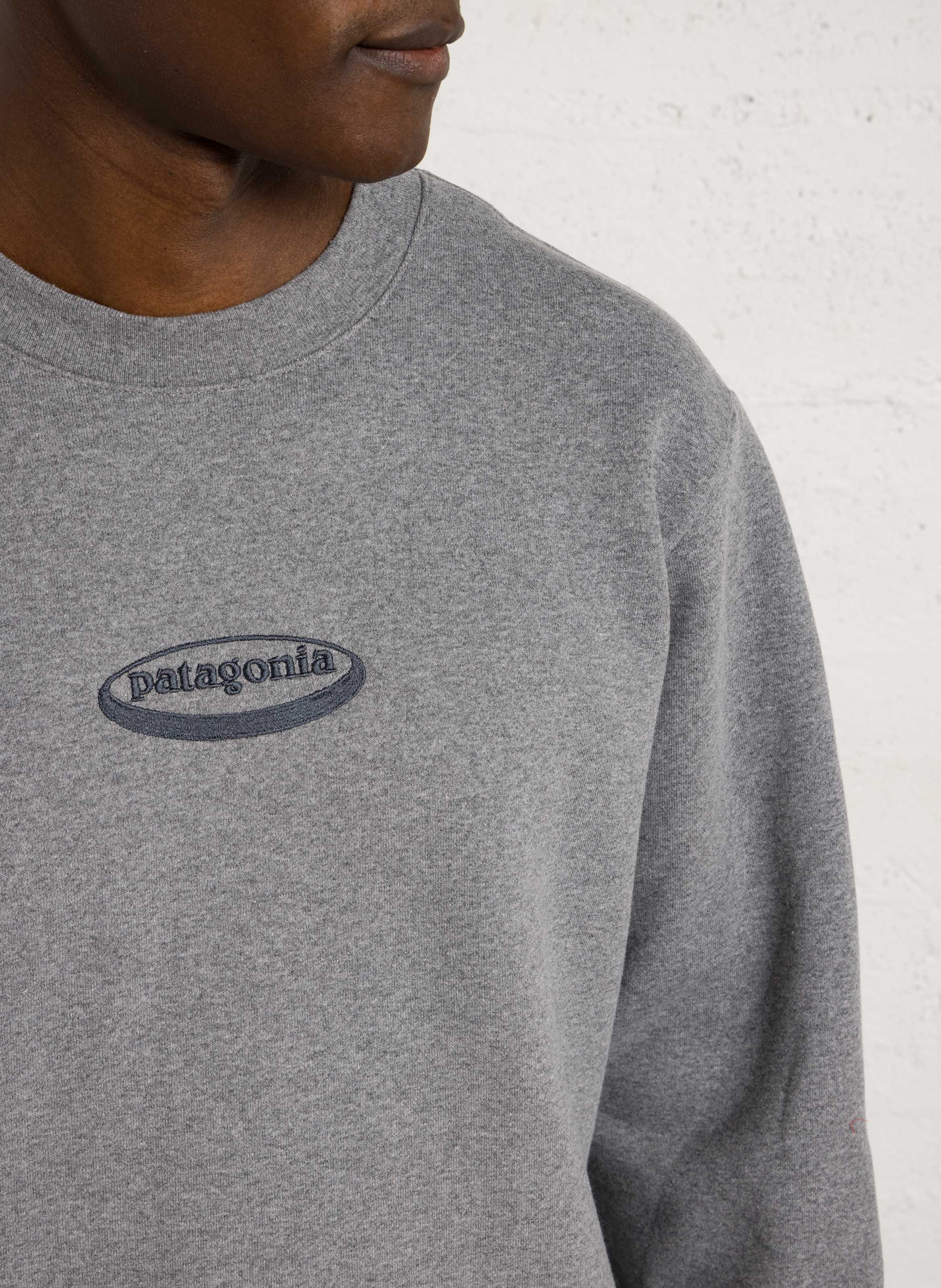 Oversize Rundhalsausschnitt Sweatshirt PATAGONIA Grau