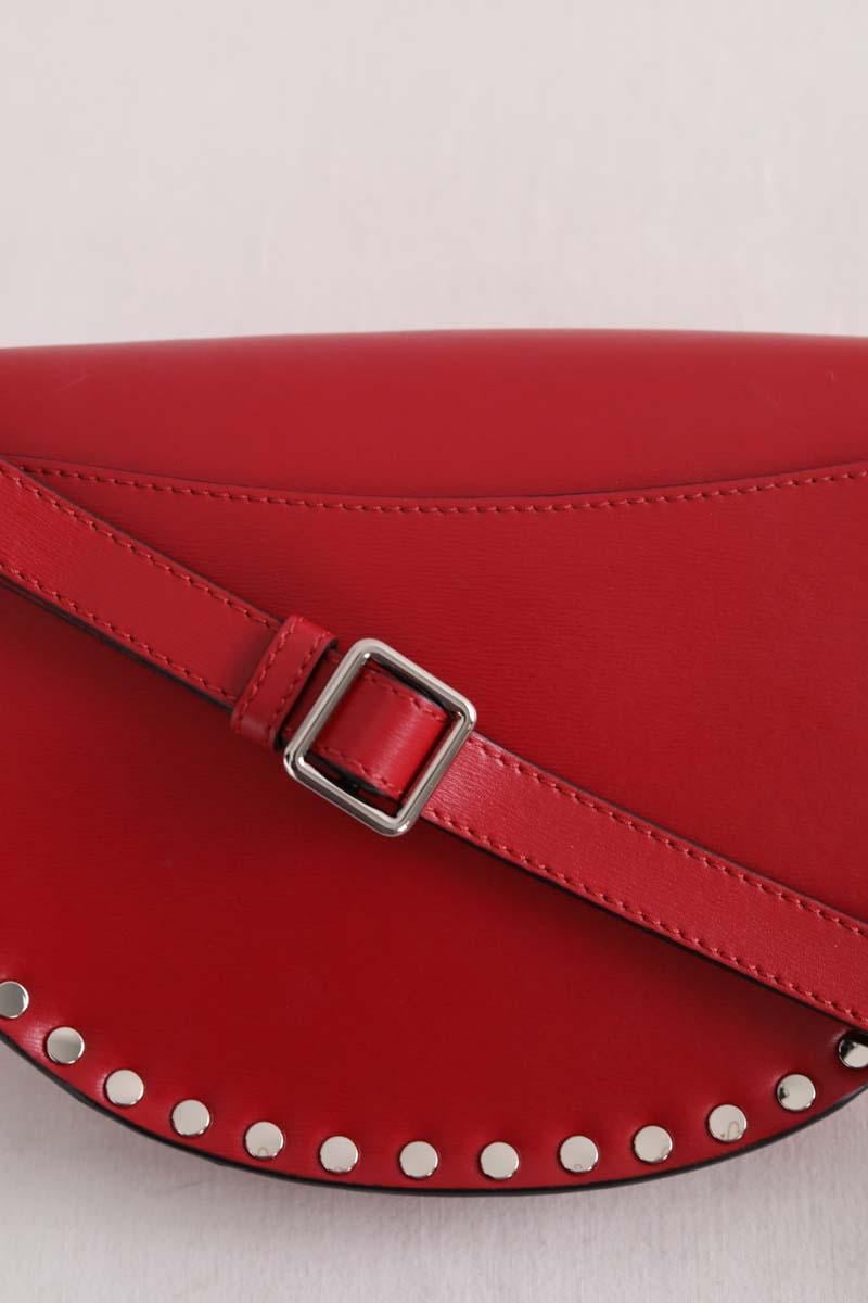 Printed canvas waist bag ISABEL MARANT - Seconde Main Red