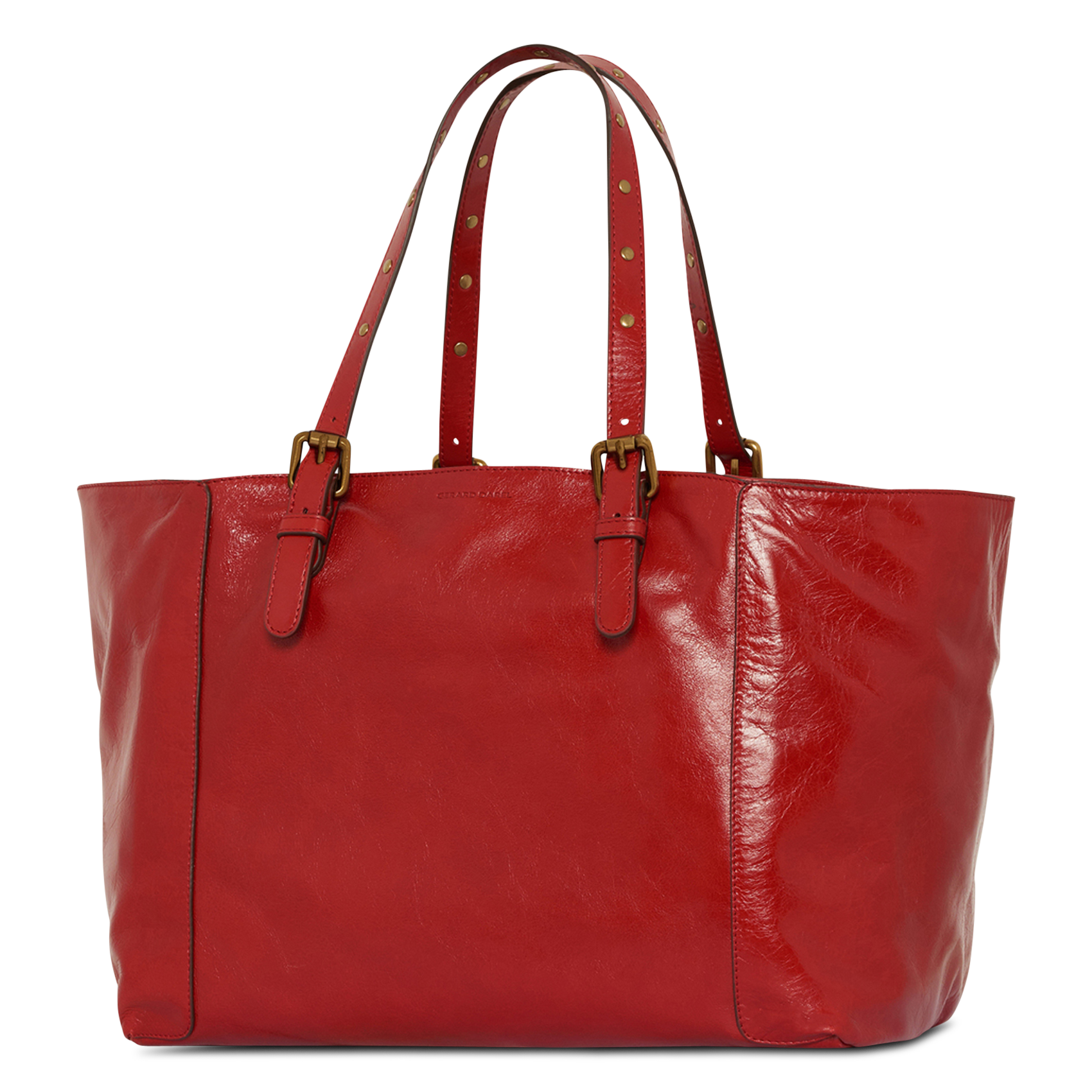Bolso al hombro de piel GERARD DAREL Rojo
