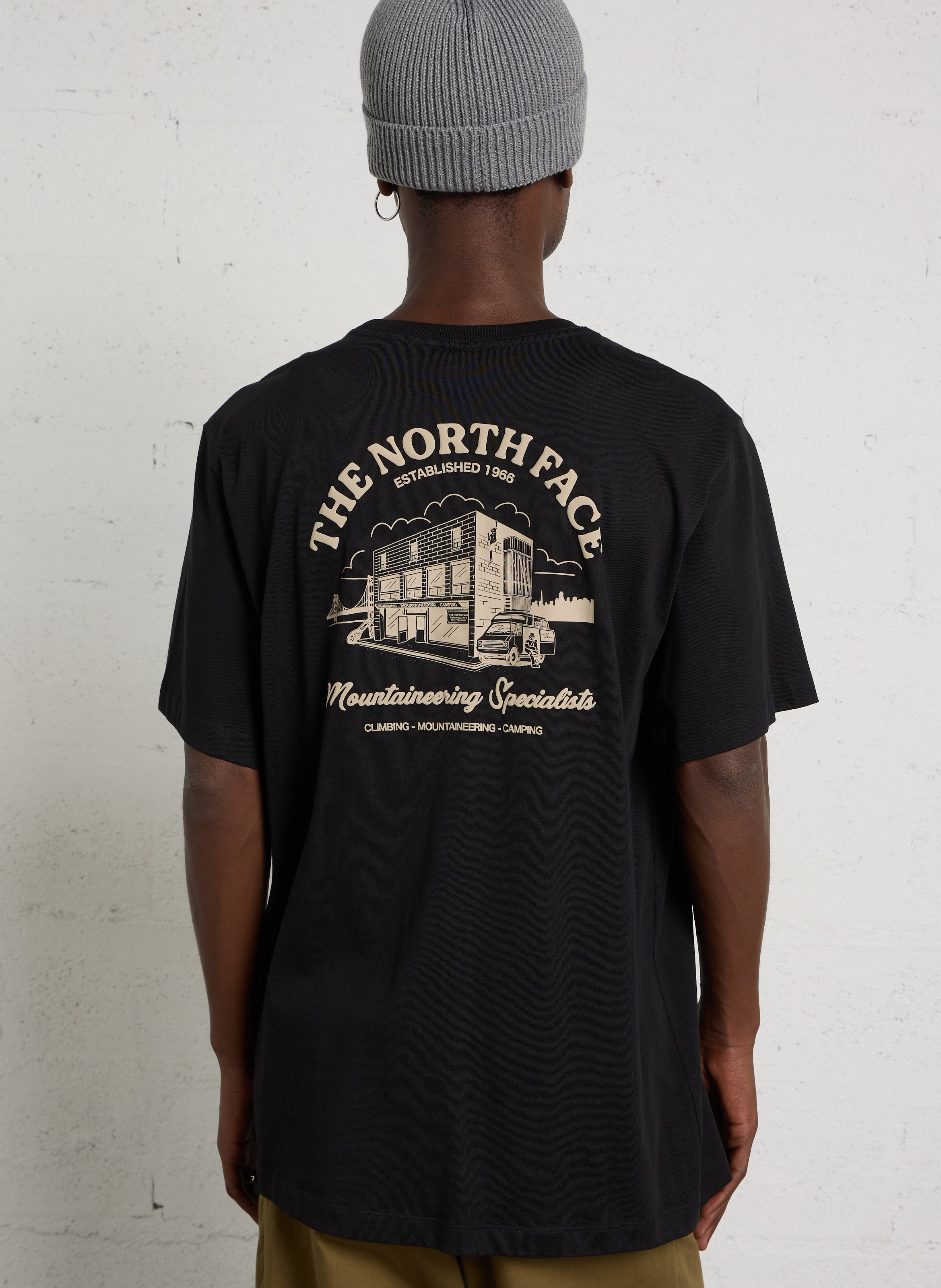 Straight-cut cotton T-shirt THE NORTH FACE Black