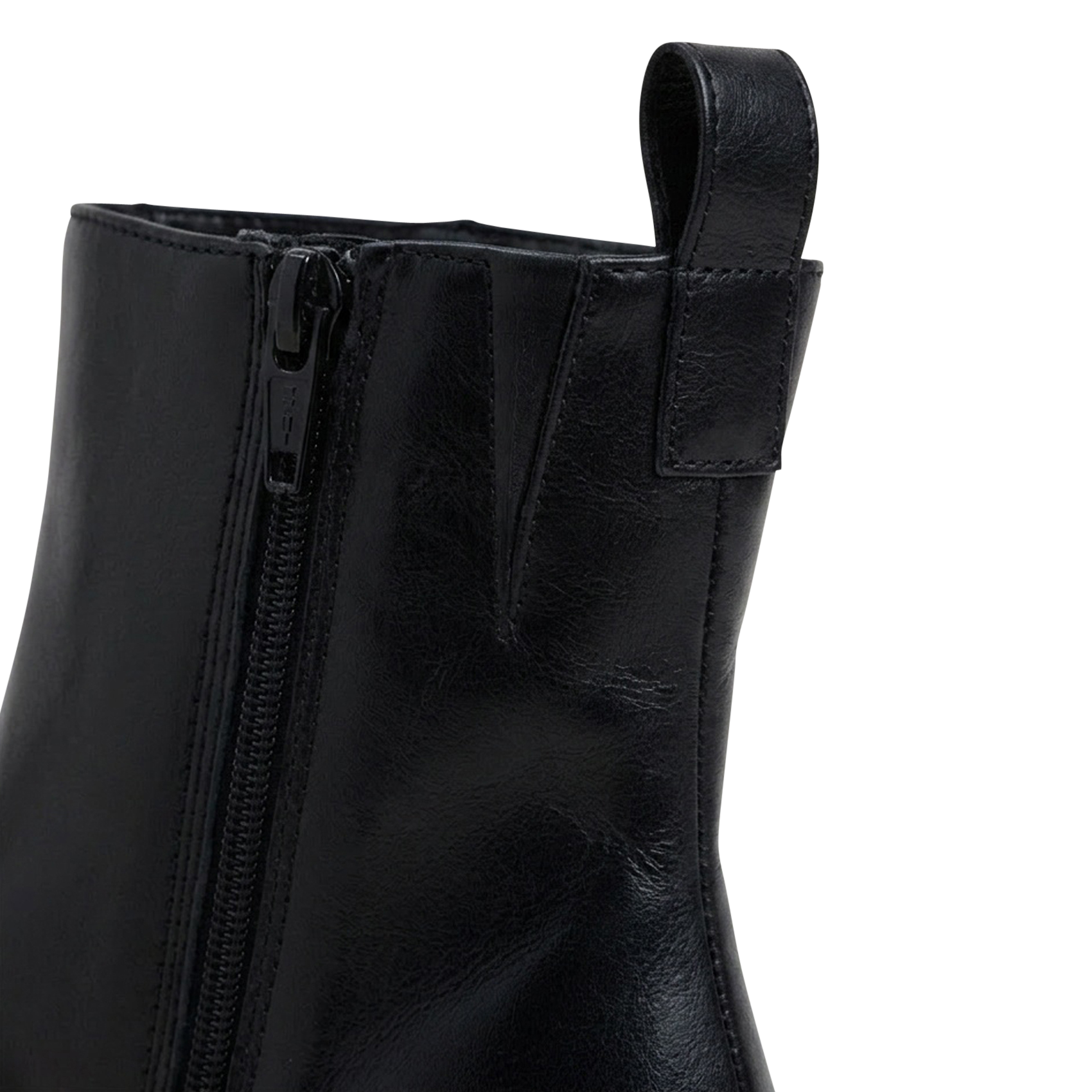 Bottines à talons en cuir JONAK Noir