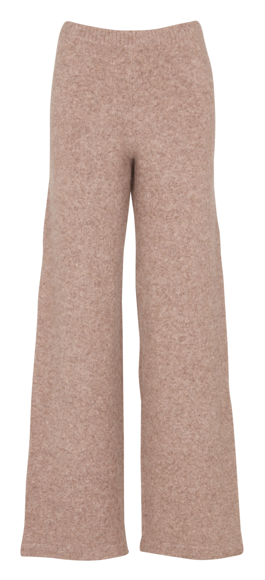 Broek met uitlopende pijpen | wolblend MAJESTIC FILATURES Beige