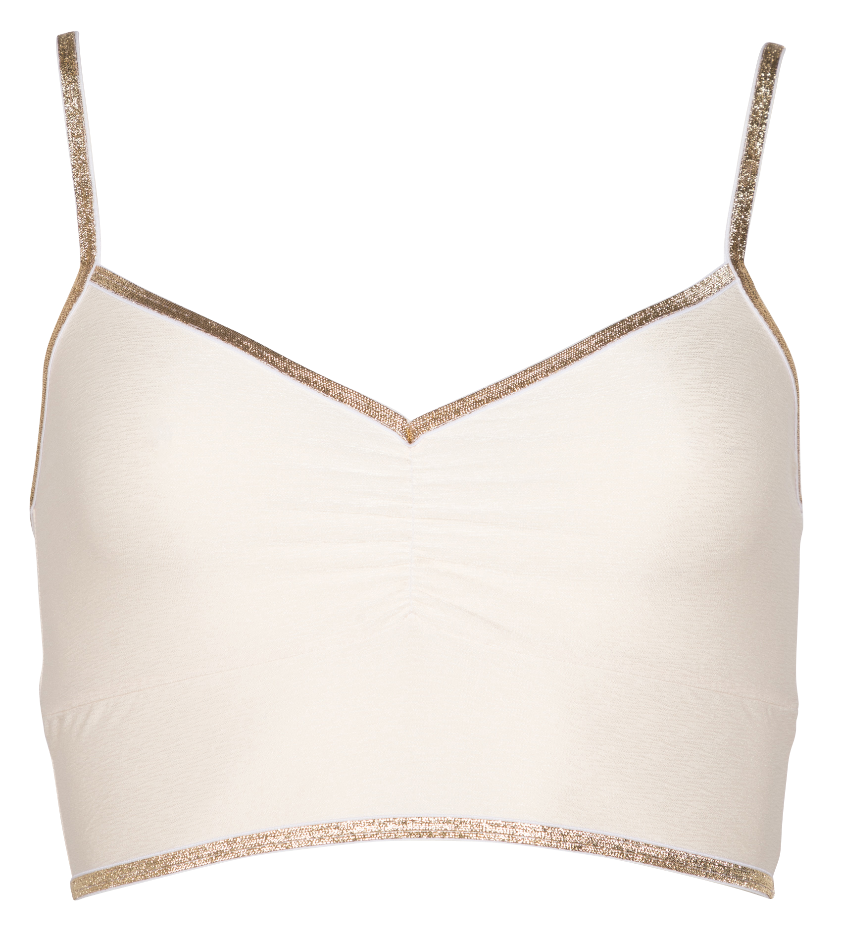 Microfiber bralette Beige
