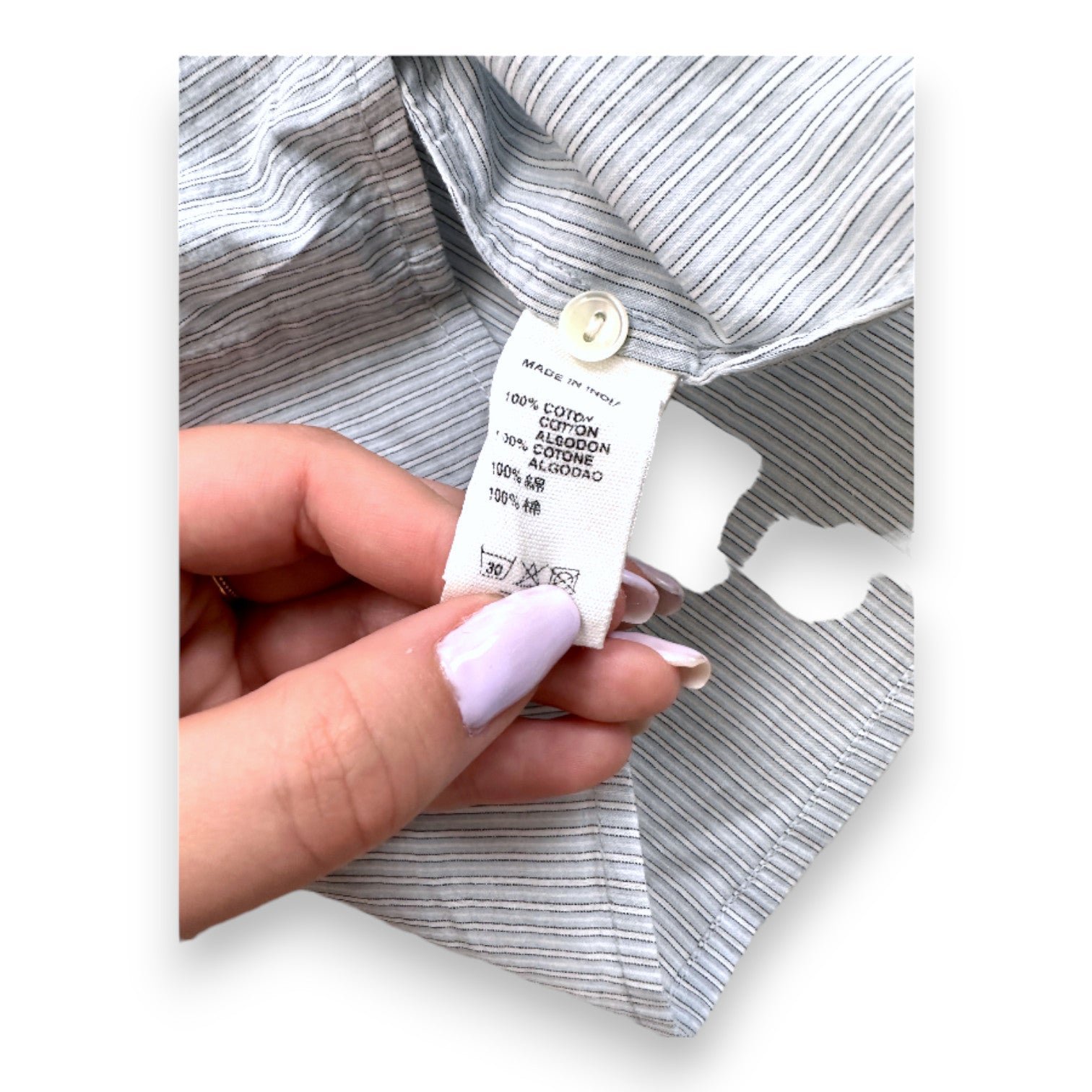 Blue baby shirt - 6 months BONPOINT - Seconde Main Blue