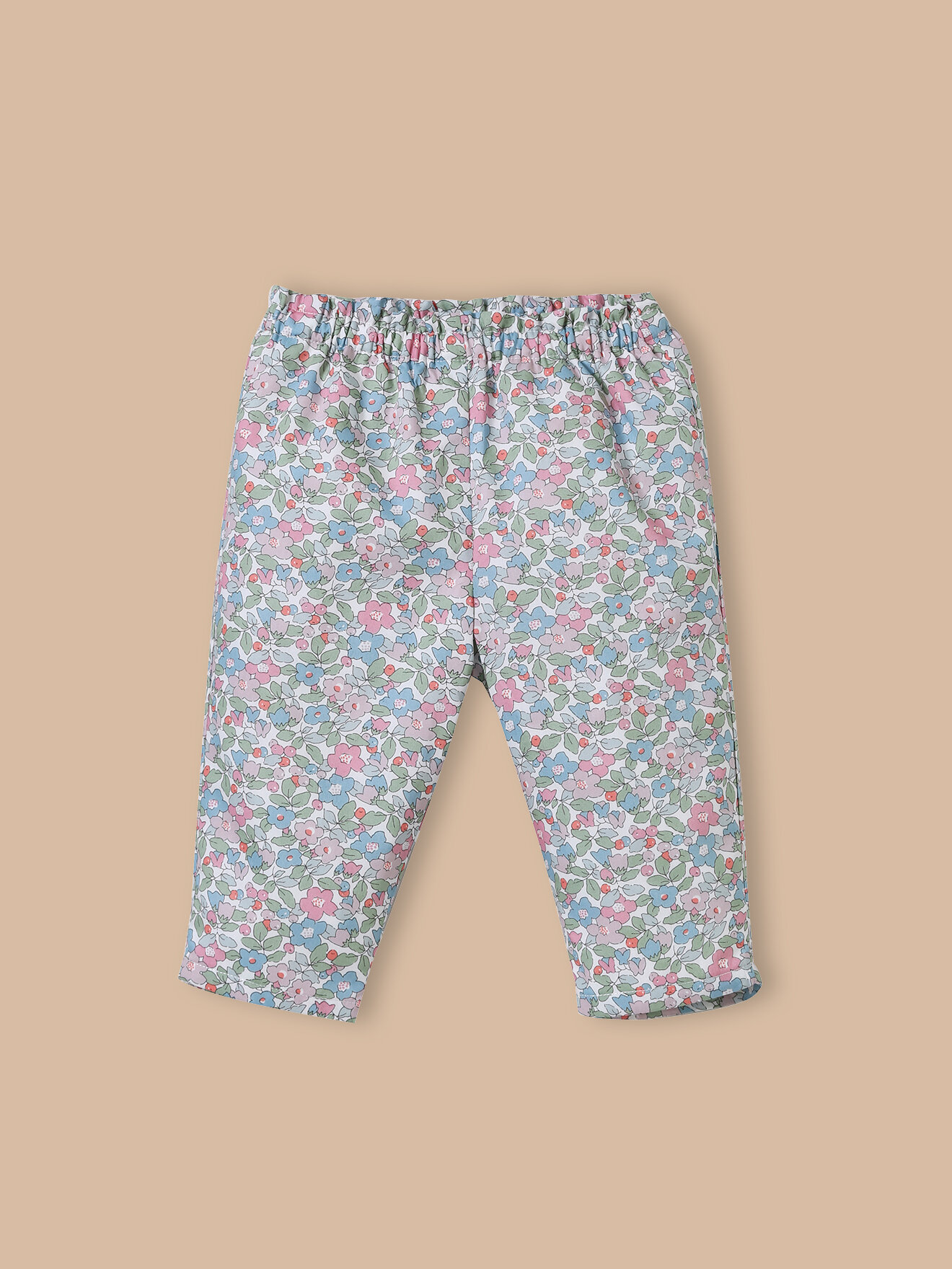 Liberty fabric pants CYRILLUS Blue