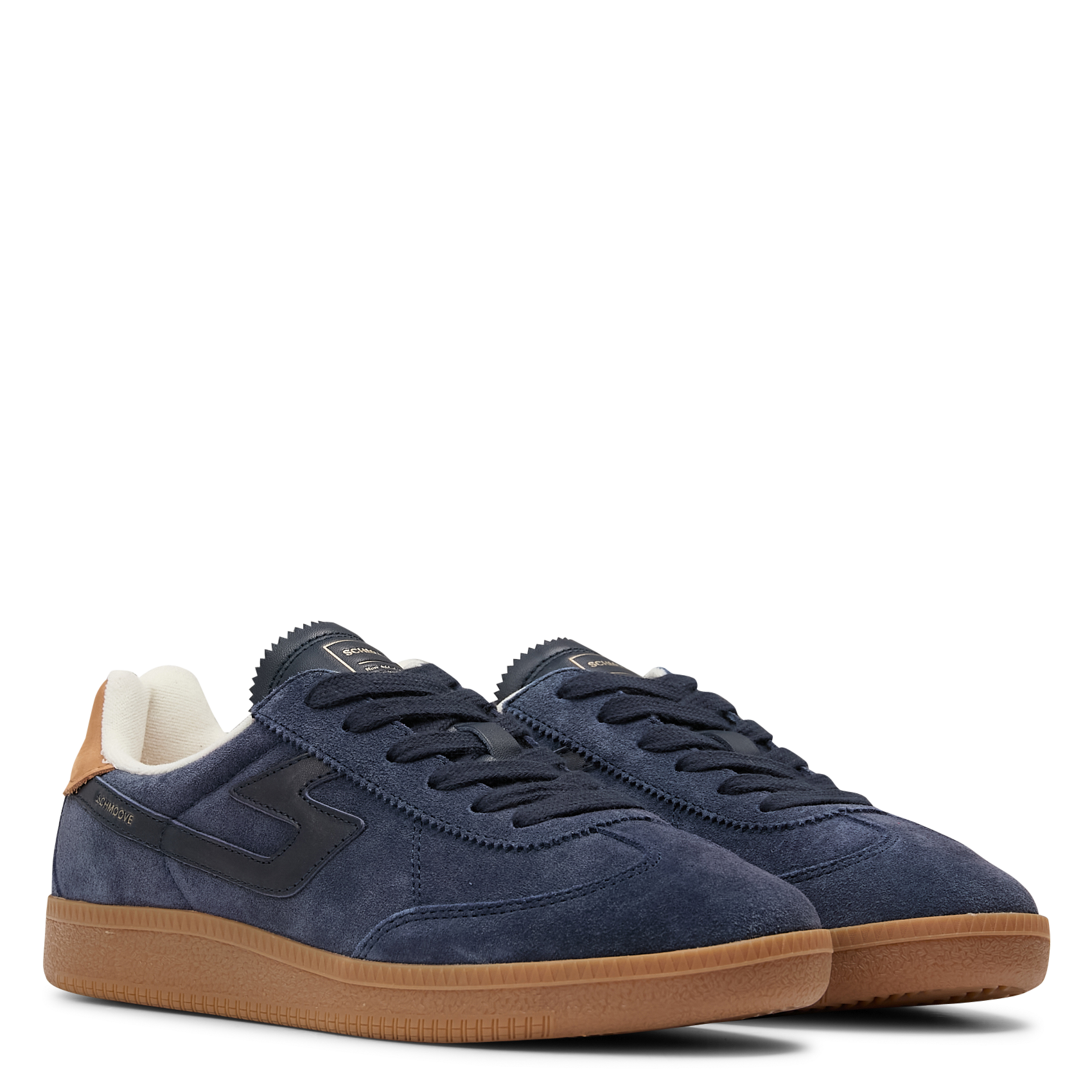 Baskets basses en cuir SCHMOOVE Bleu