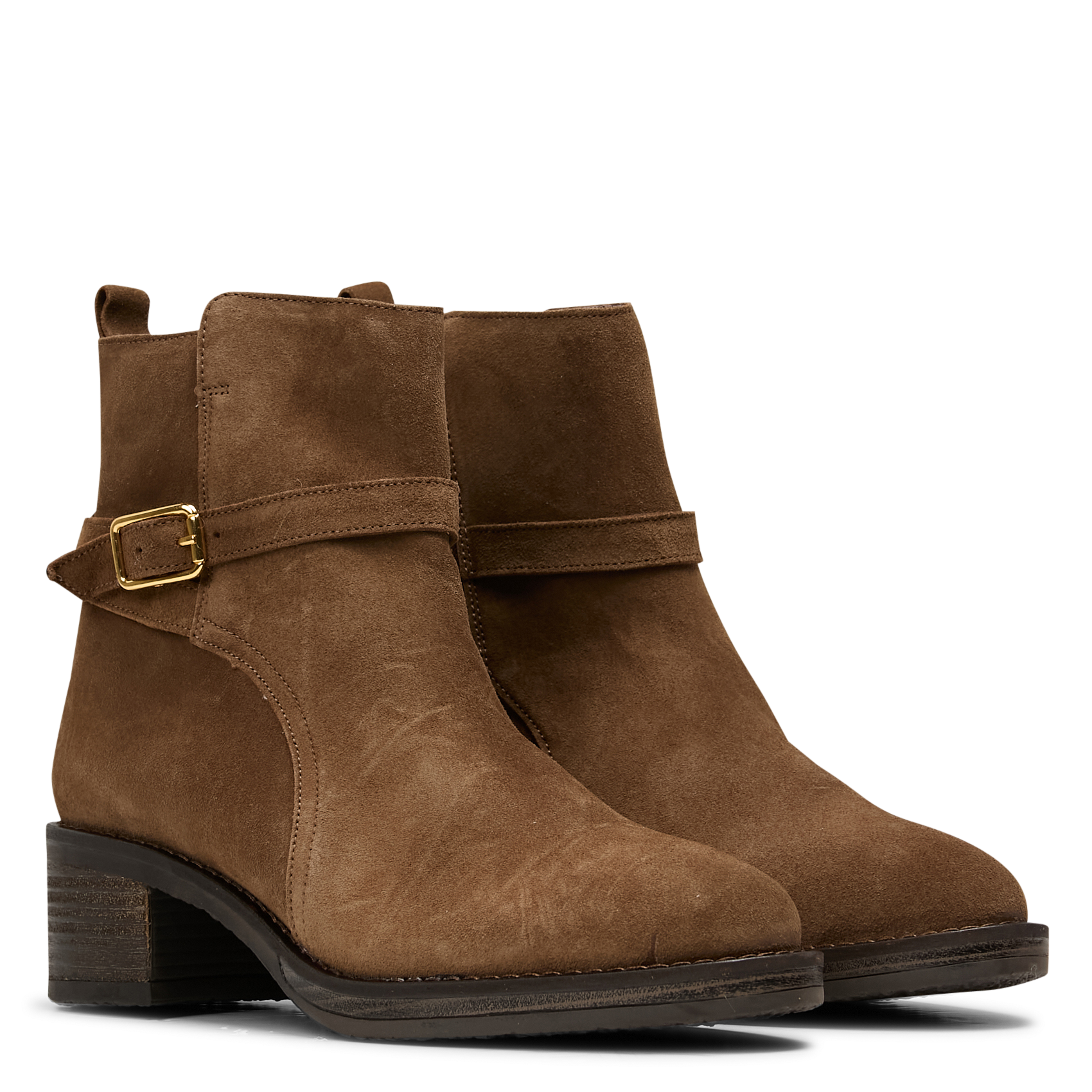 Bianca leather ankle boots MELLOW YELLOW Brown