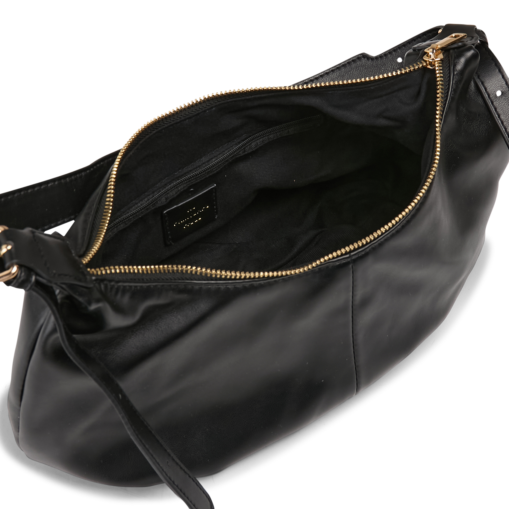 Faux leather shoulder bag AU PRINTEMPS PARIS Black