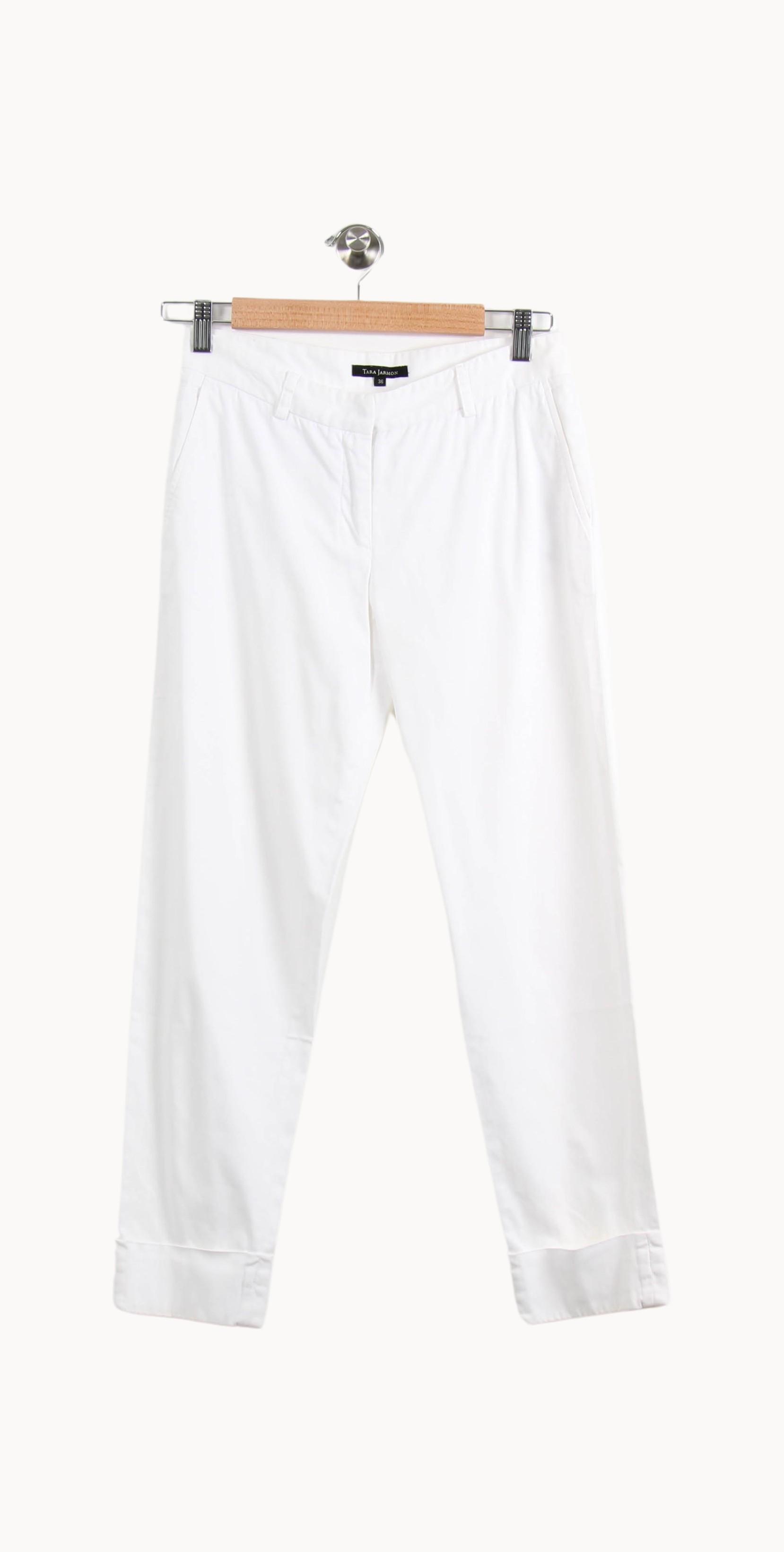 PANTS TARA JARMON - Seconde Main White