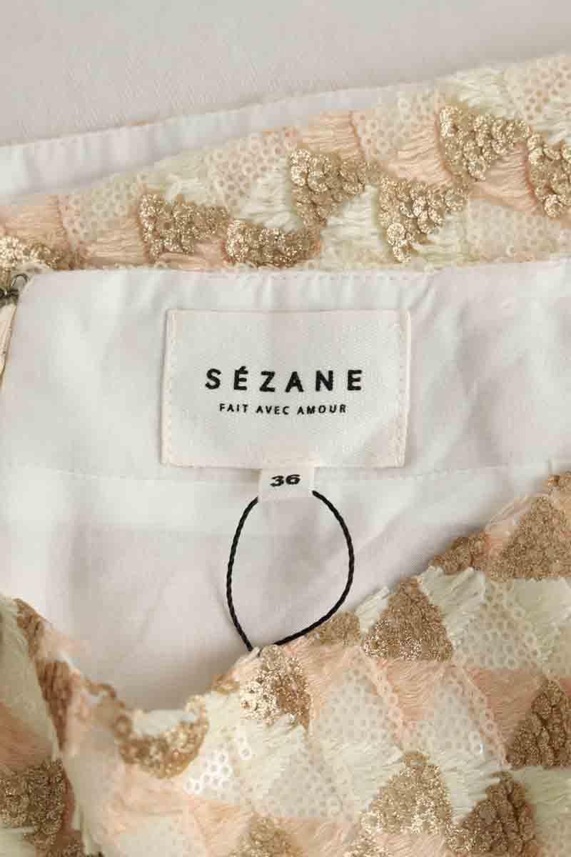 Mini skirt SEZANE - Seconde main Beige