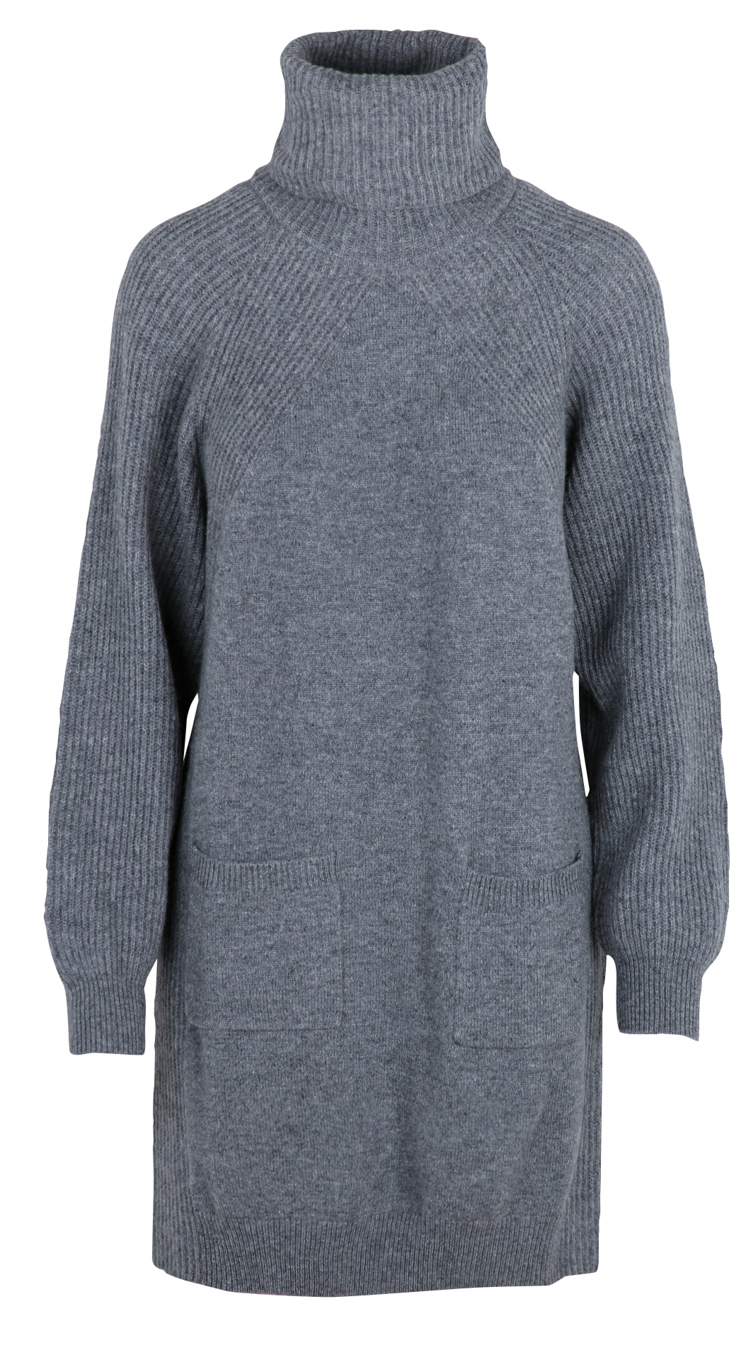 Short wool turtleneck dress LIU JO Grey