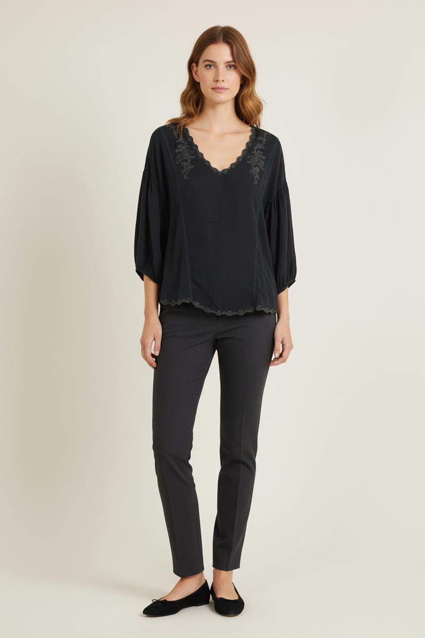 Blouse LOUISE MISHA - Seconde Main Black