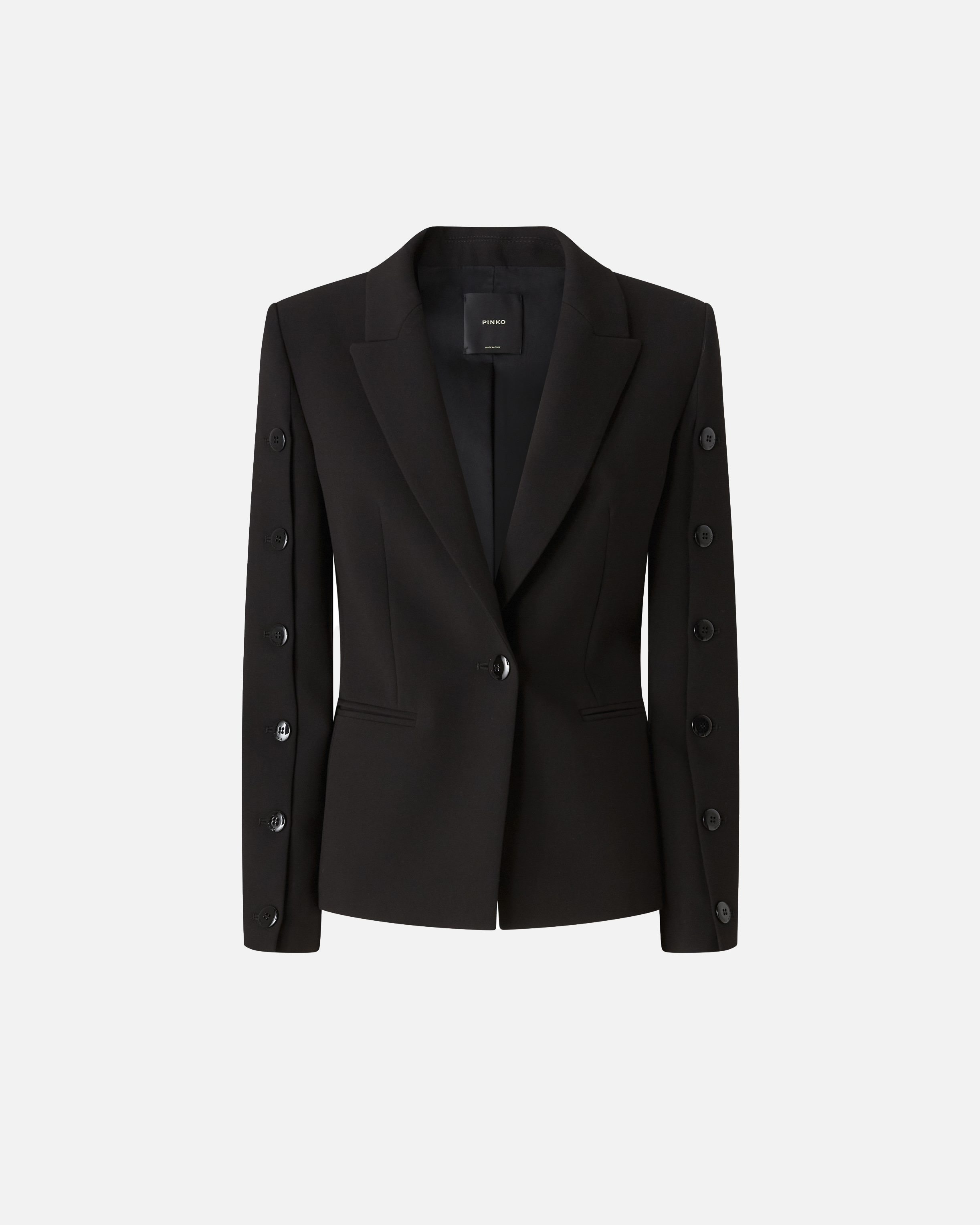 Blazer with buttons on the sleeves PINKO Black