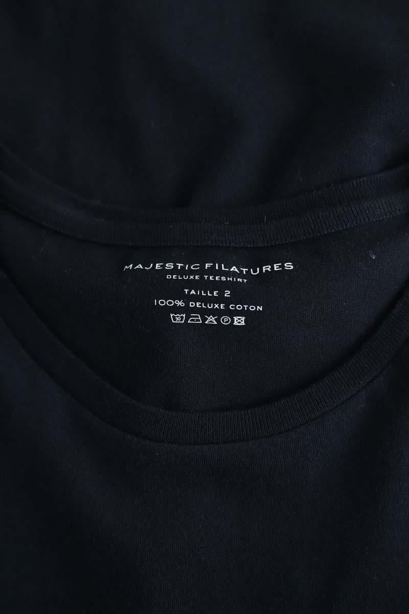 T-shirt MAJESTIC FILATURES - SECONDE MAIN Blue