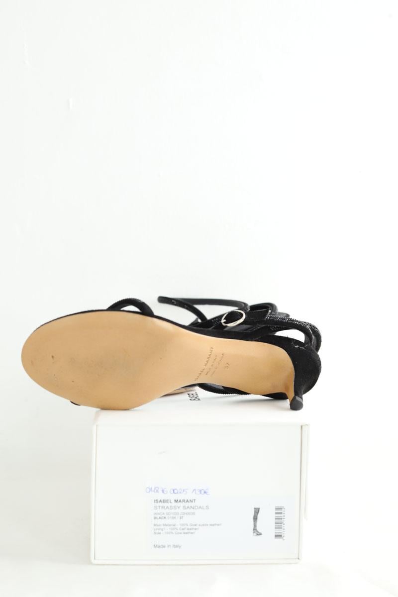 Faux leather sandals ISABEL MARANT - Seconde Main Black