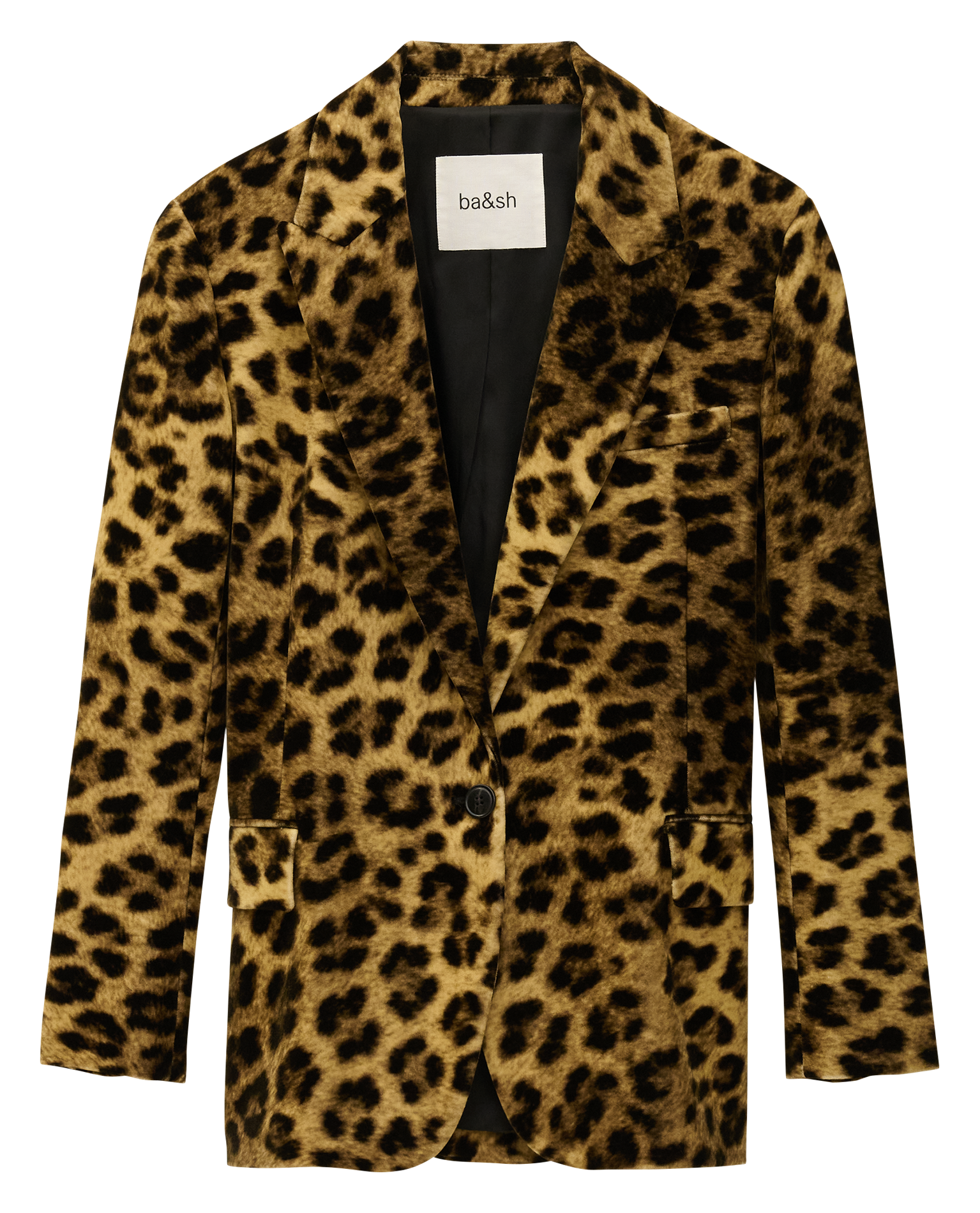 Blazer met luipaardprint BA&SH Beige