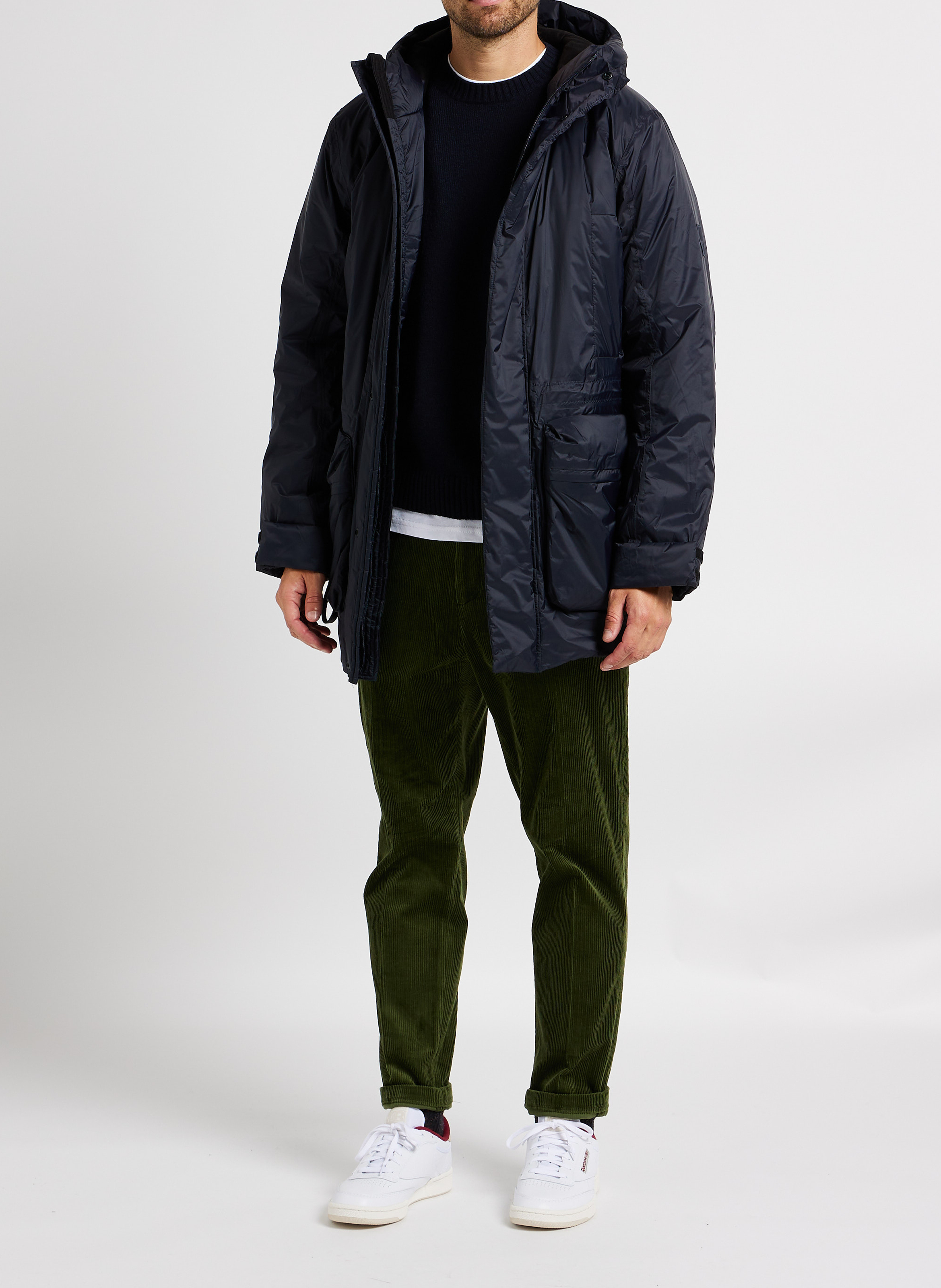 Doudoune à capuche  RAINS Bleu