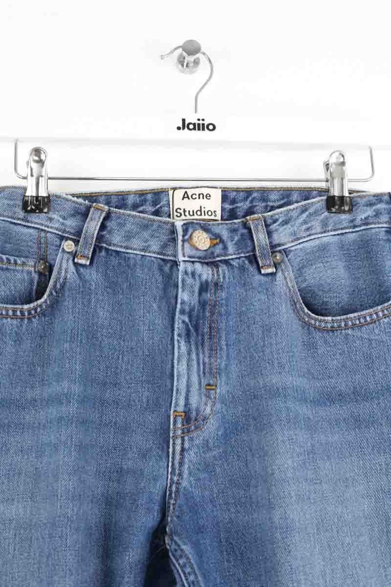 - Straight-leg jeans
- 5 pockets
- Straight cut
- Faded effect ACNE STUDIOS - Seconde Main Blue