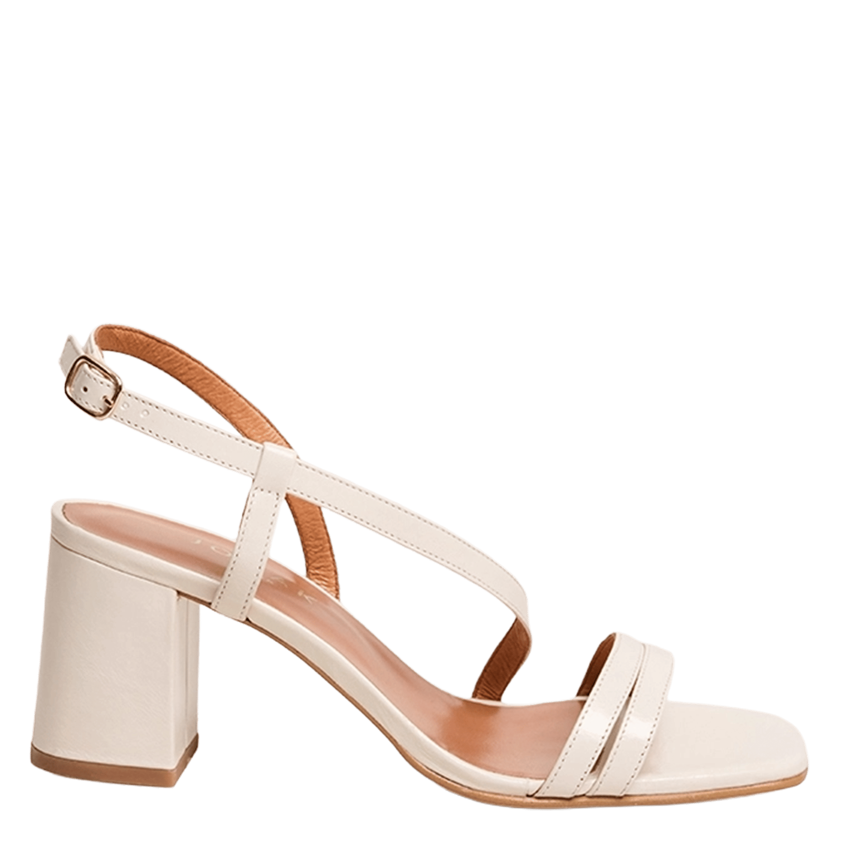 Sandales hautes en cuir JONAK Blanc